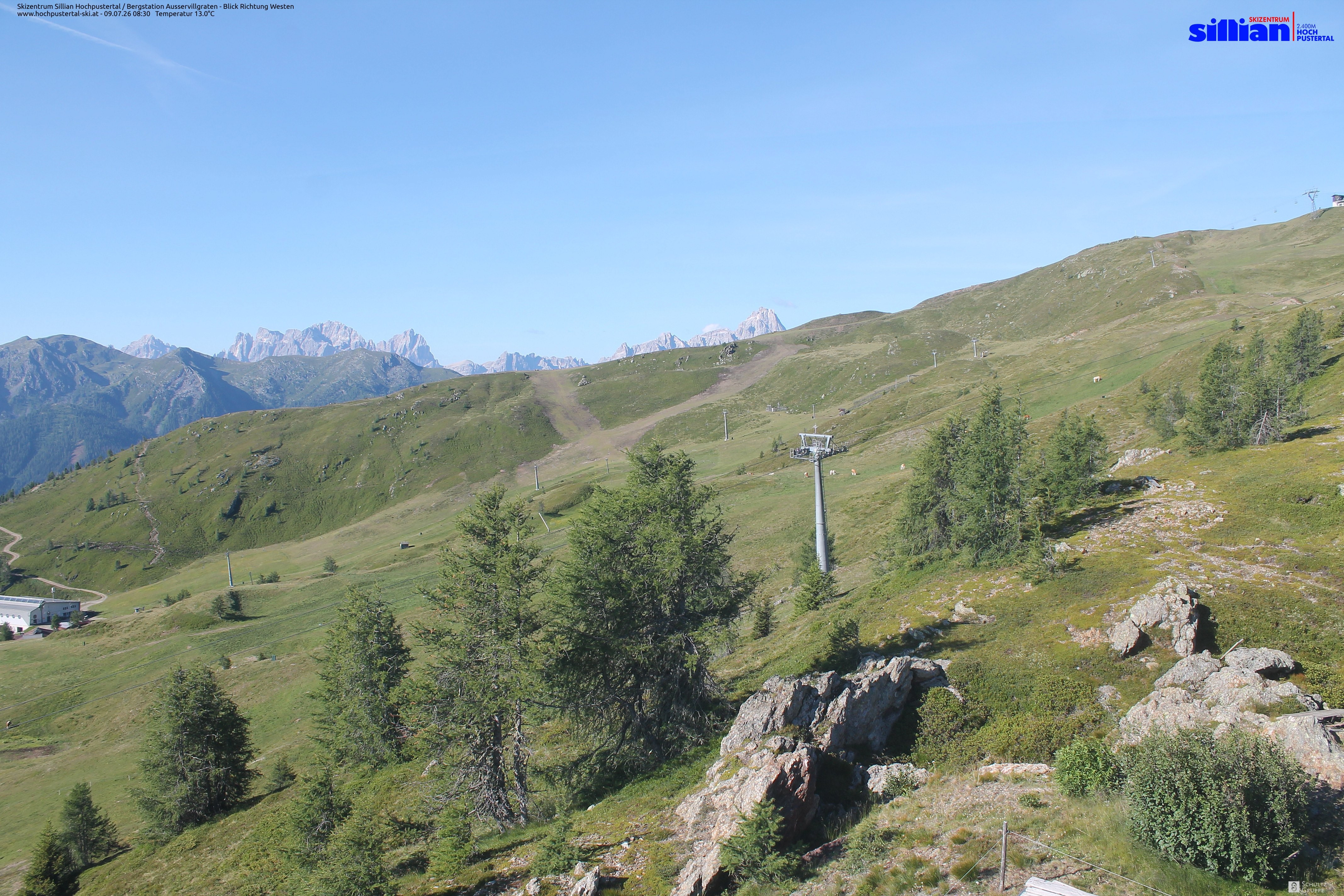 Archiv Foto Webcam Ausservillgraten im Thurntaler-Gebiet