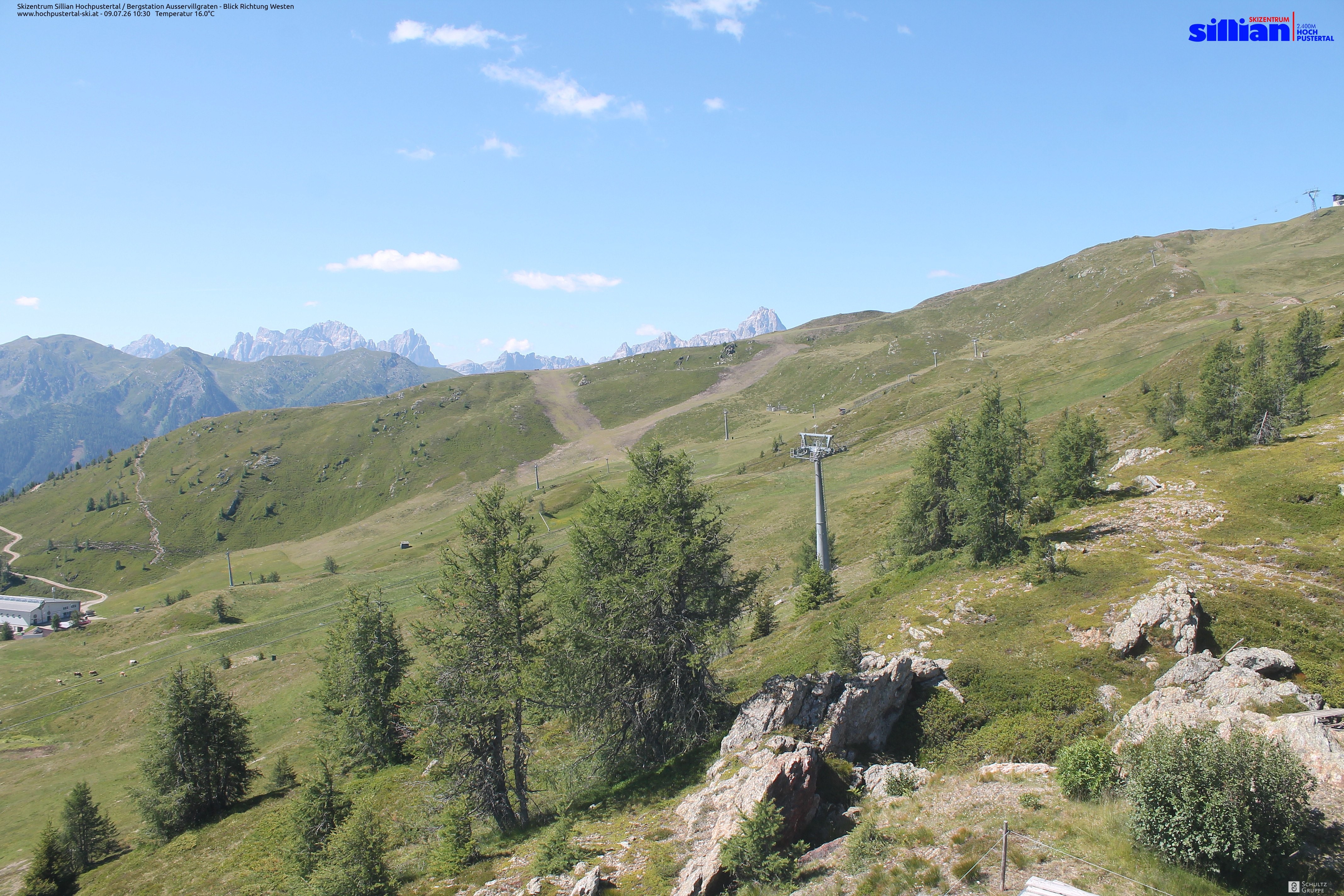 Archiv Foto Webcam Ausservillgraten im Thurntaler-Gebiet