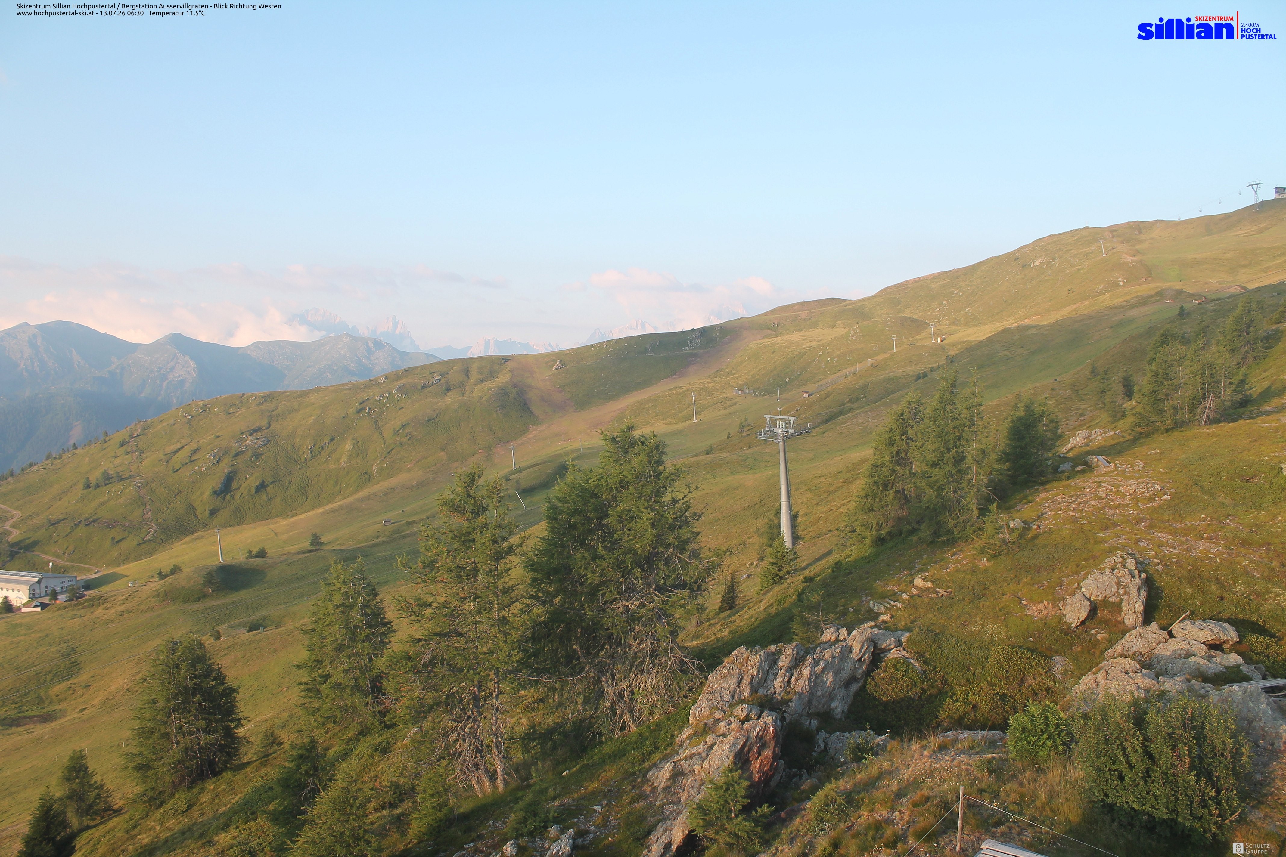 Archiv Foto Webcam Ausservillgraten im Thurntaler-Gebiet
