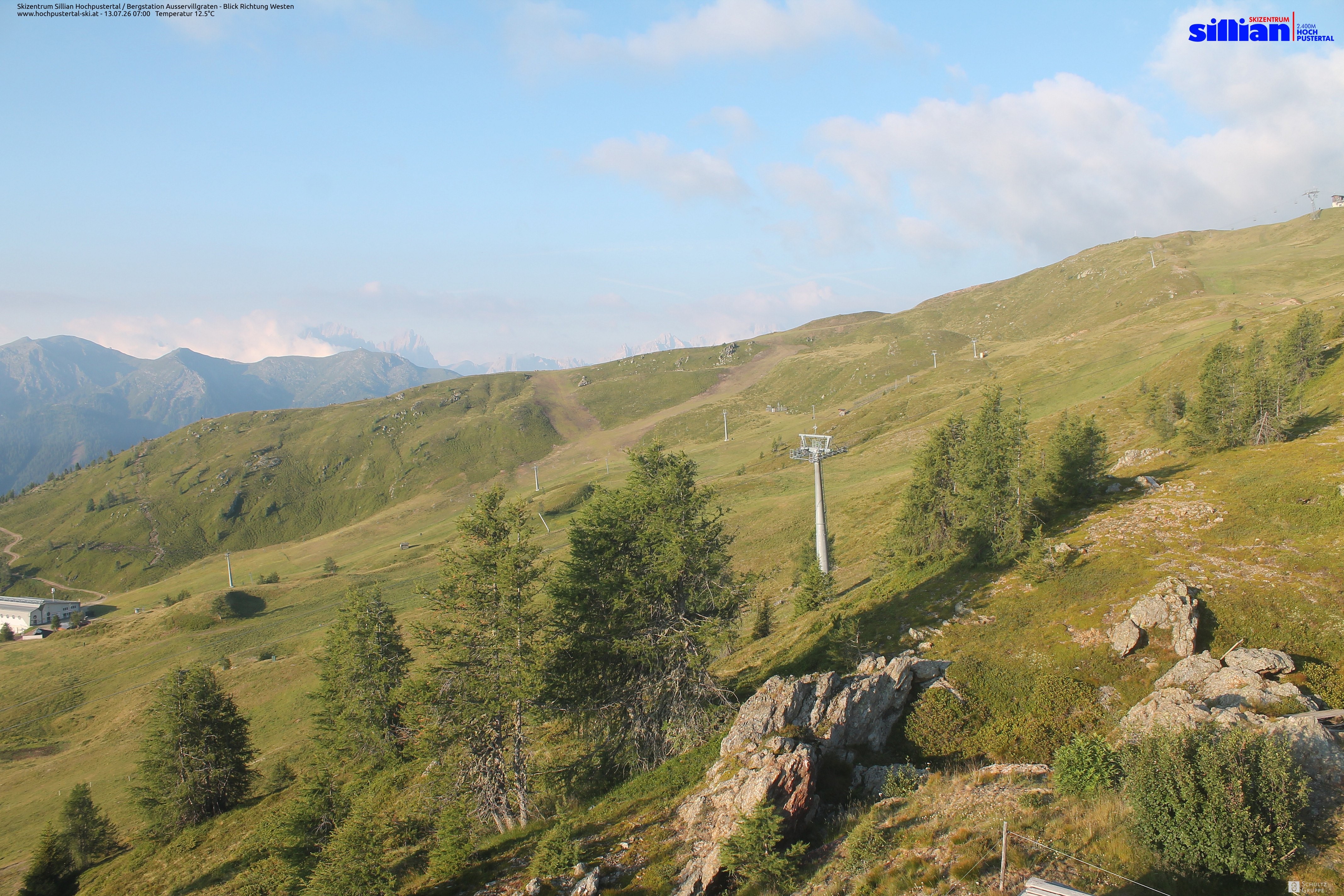 Archiv Foto Webcam Ausservillgraten im Thurntaler-Gebiet