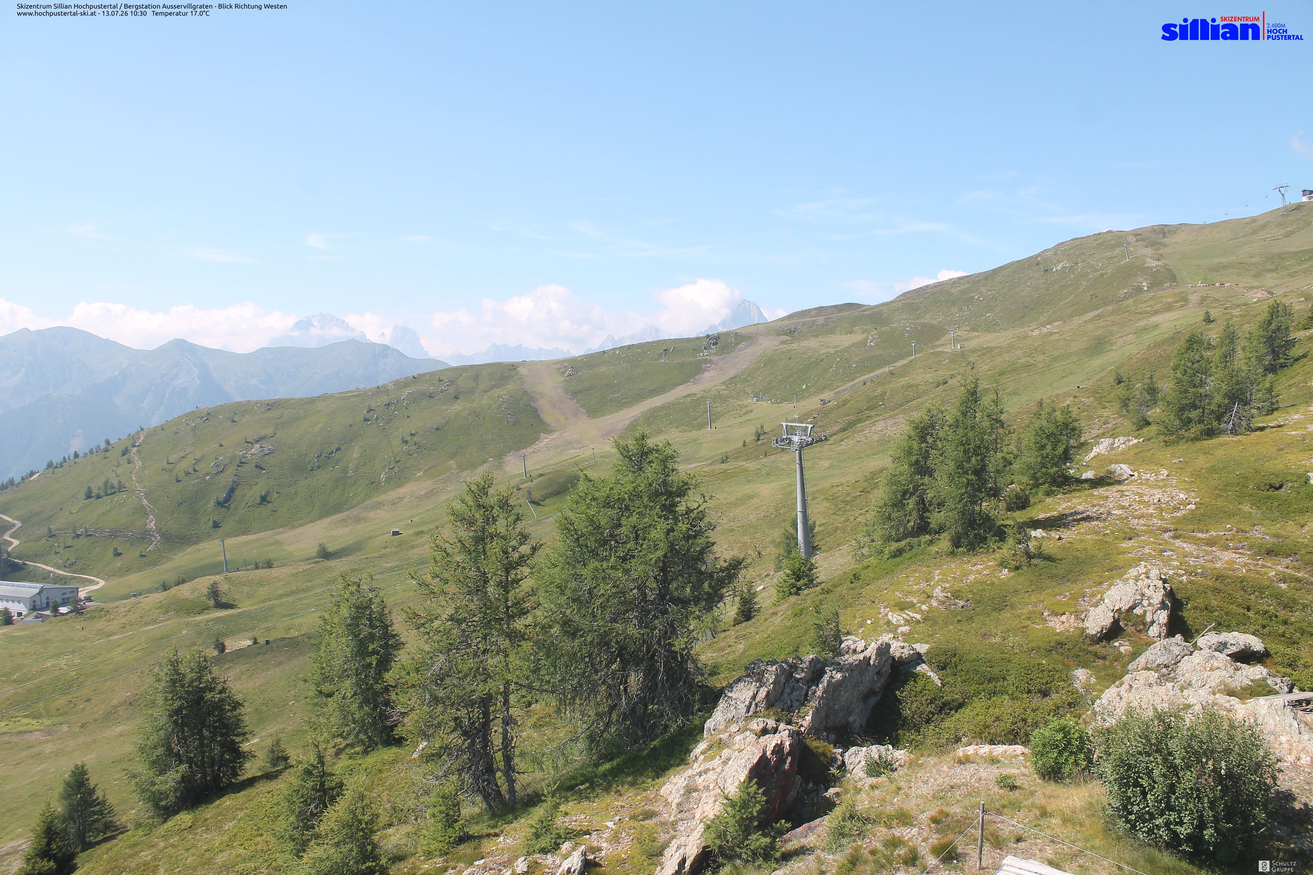Archiv Foto Webcam Ausservillgraten im Thurntaler-Gebiet