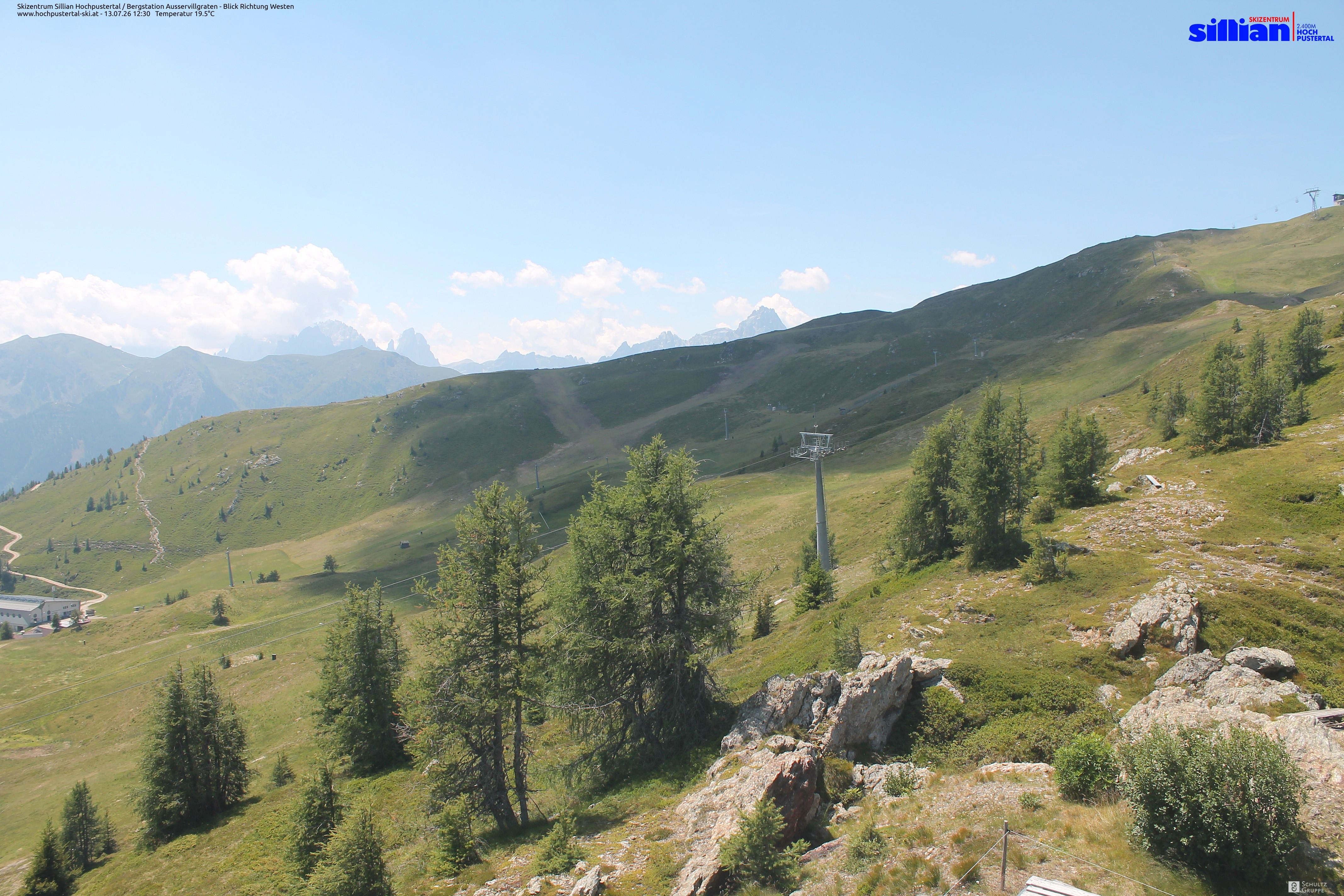 Archiv Foto Webcam Ausservillgraten im Thurntaler-Gebiet