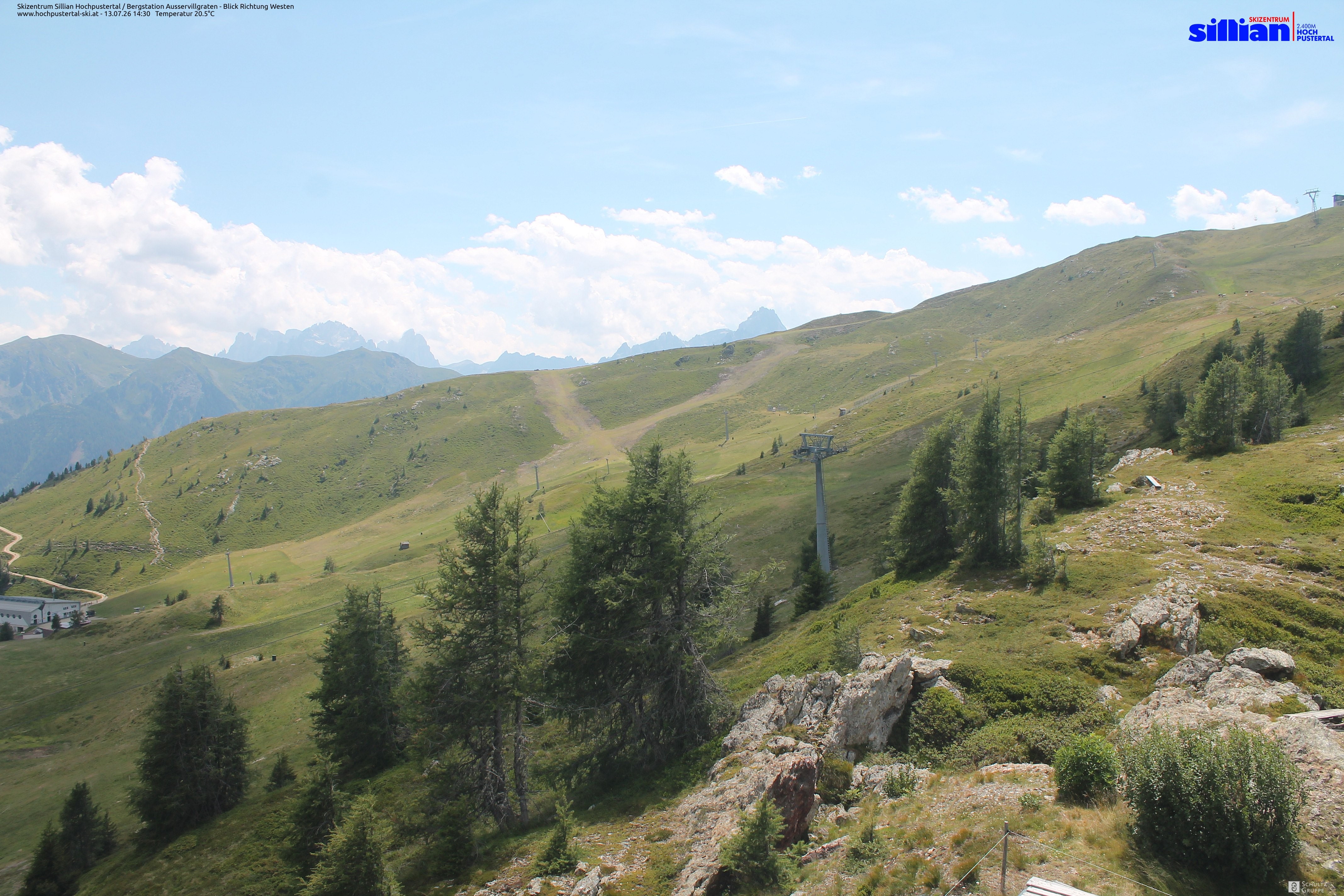 Archiv Foto Webcam Ausservillgraten im Thurntaler-Gebiet