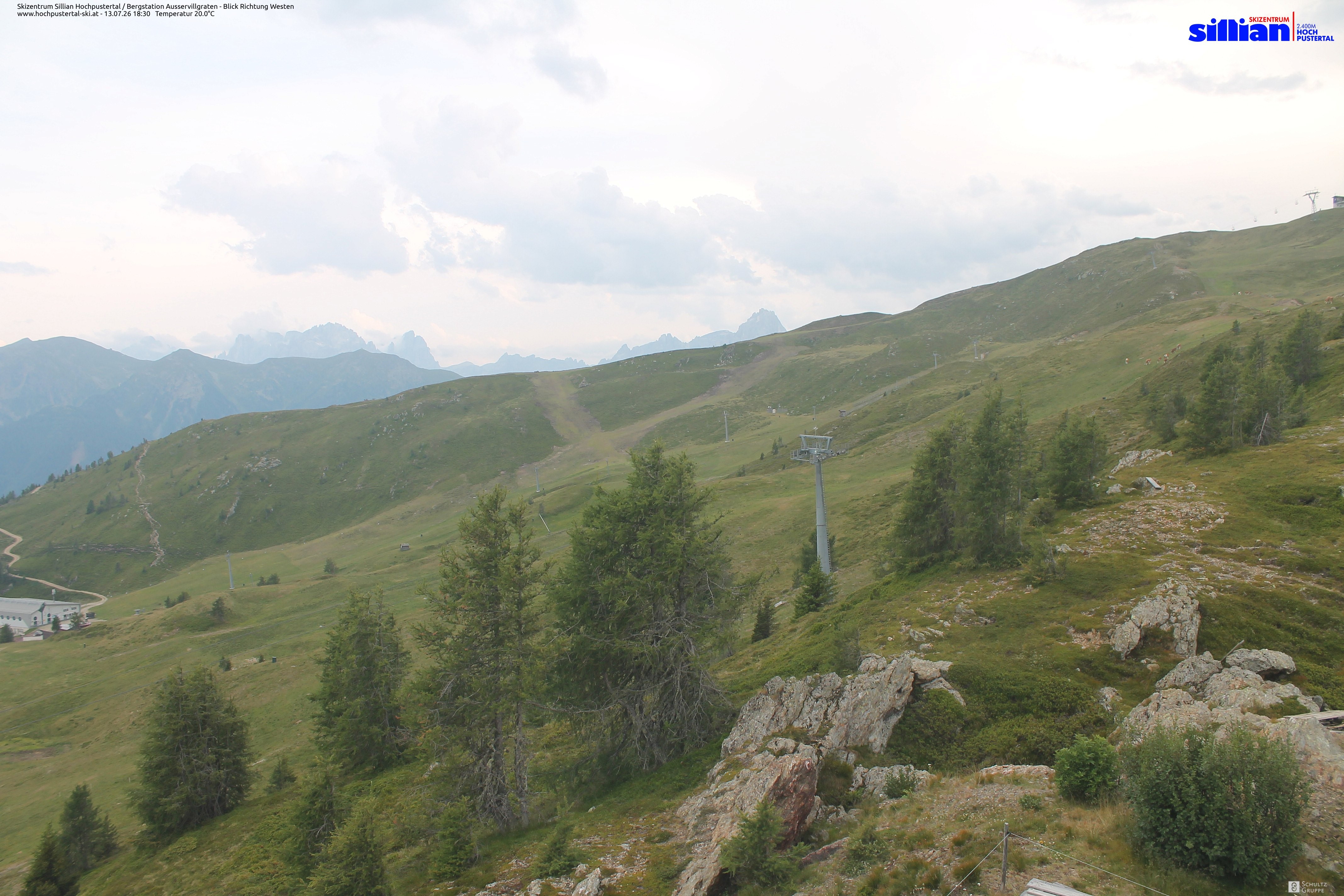 Archiv Foto Webcam Ausservillgraten im Thurntaler-Gebiet