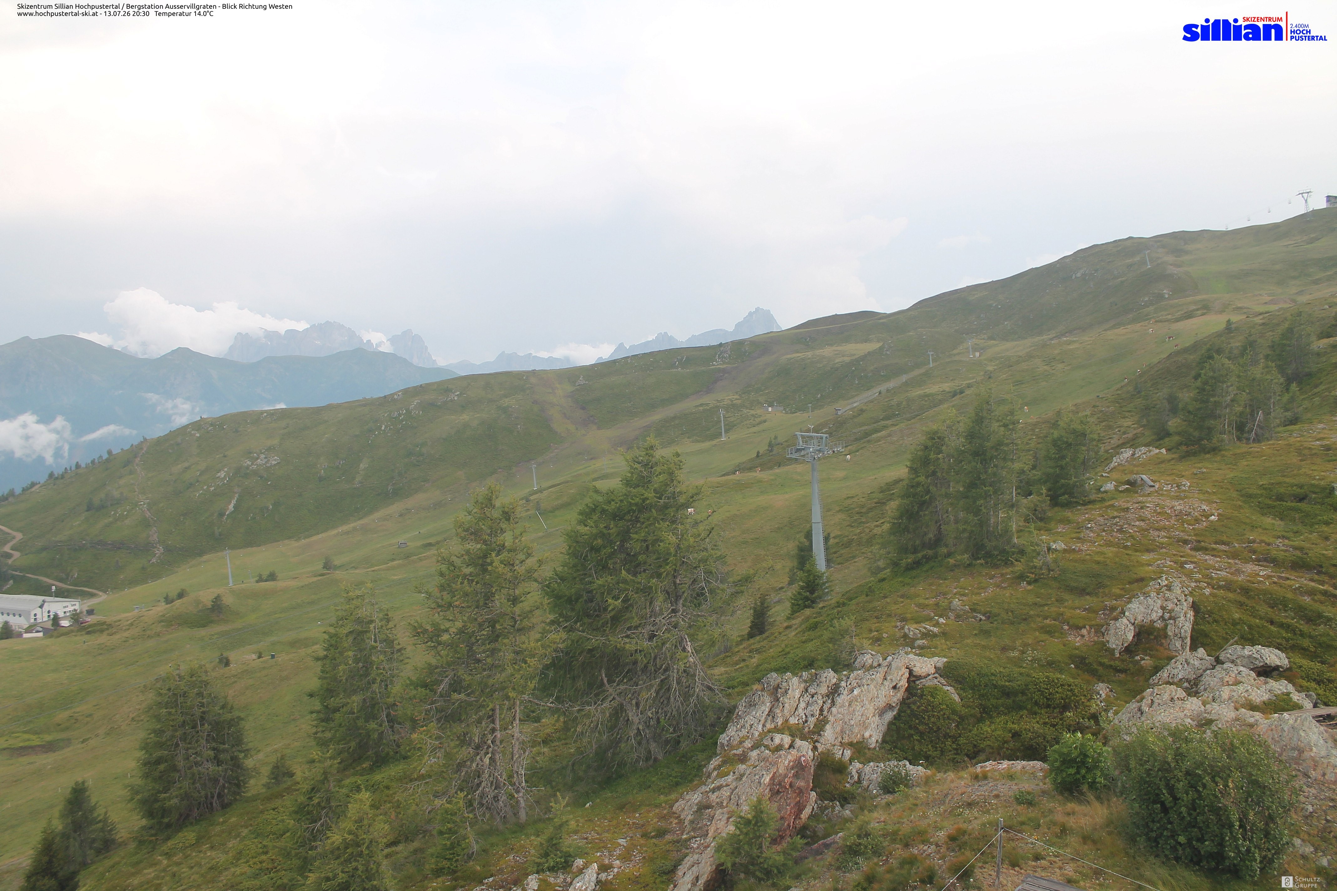 Archiv Foto Webcam Ausservillgraten im Thurntaler-Gebiet