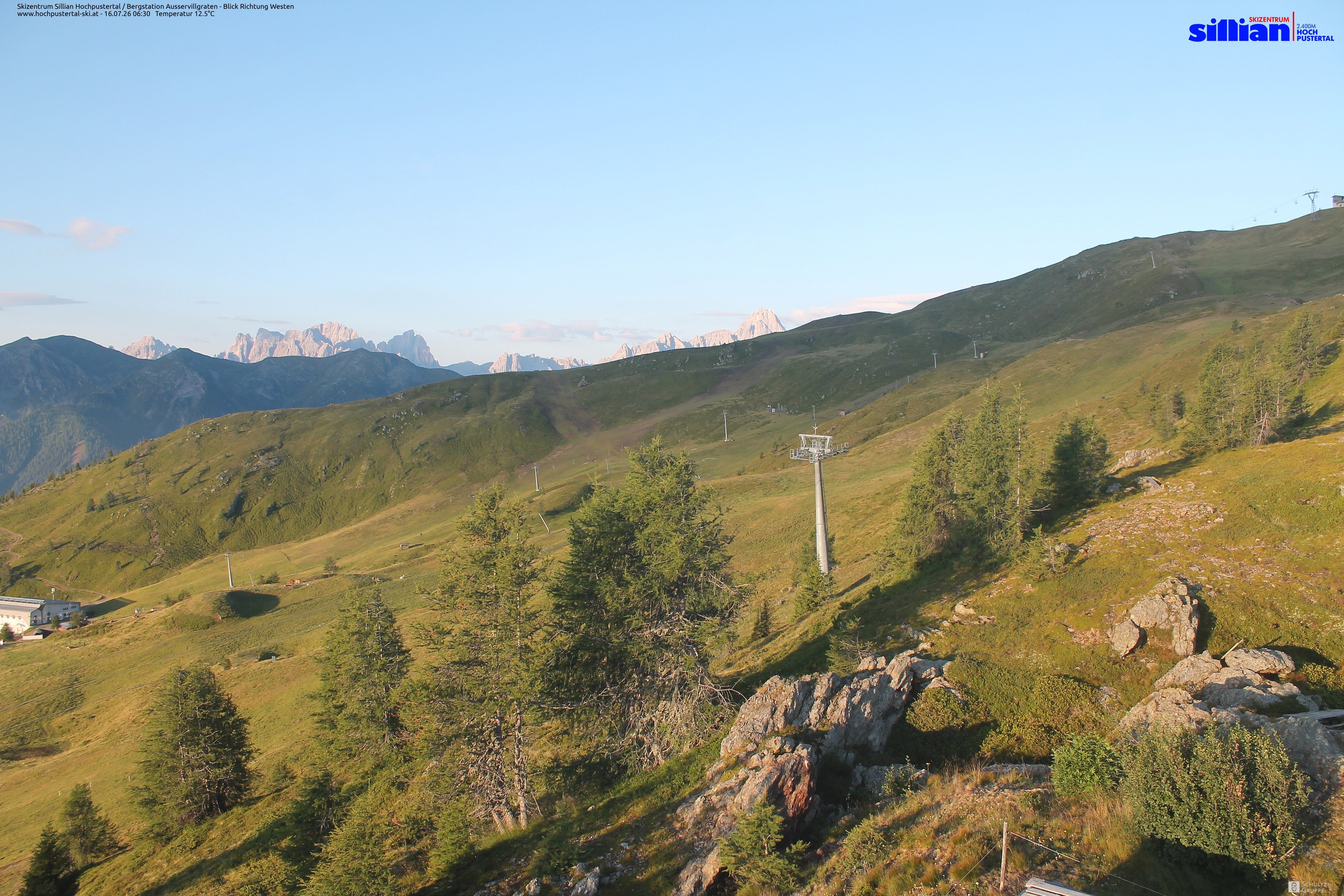 Archiv Foto Webcam Ausservillgraten im Thurntaler-Gebiet