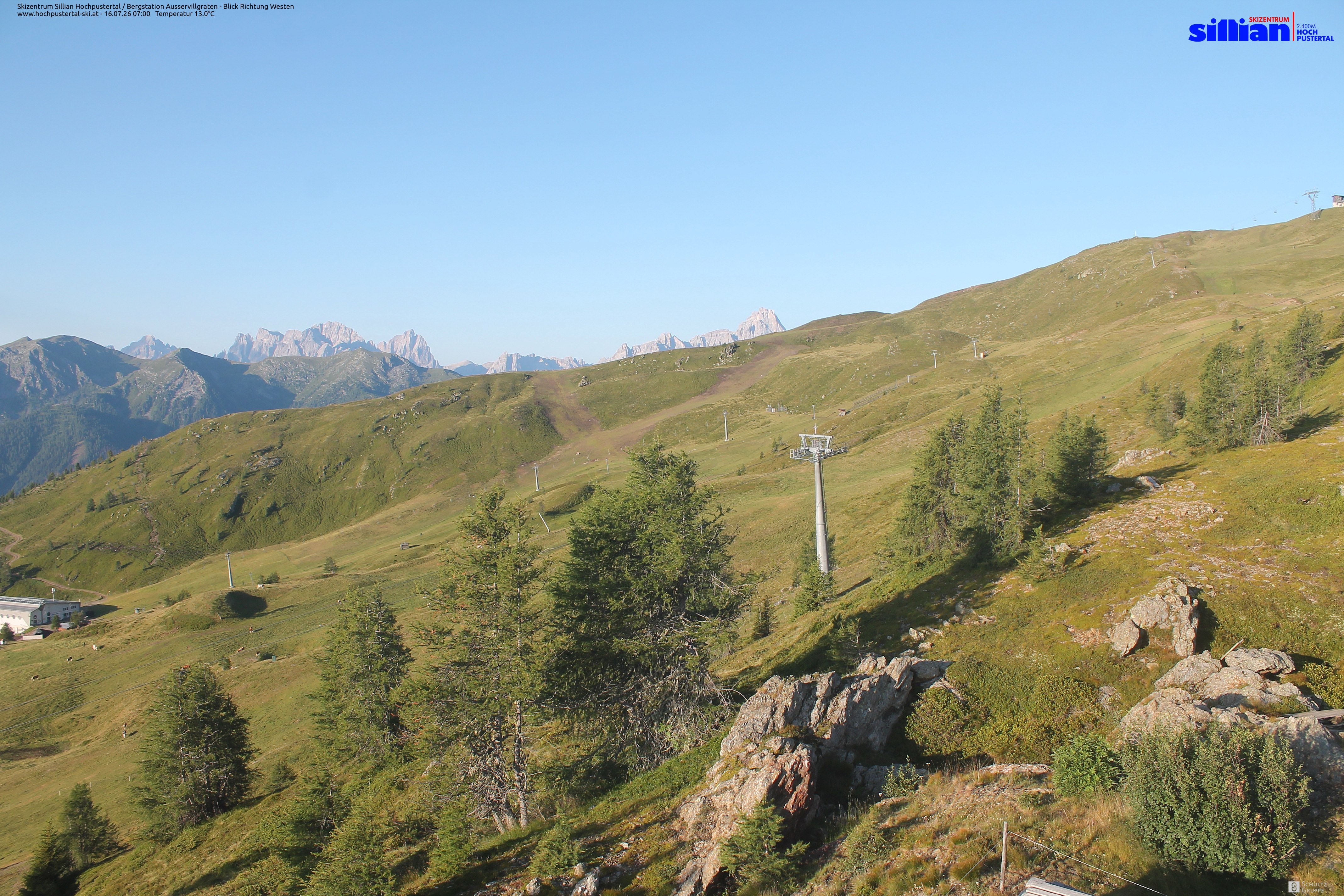 Archiv Foto Webcam Ausservillgraten im Thurntaler-Gebiet