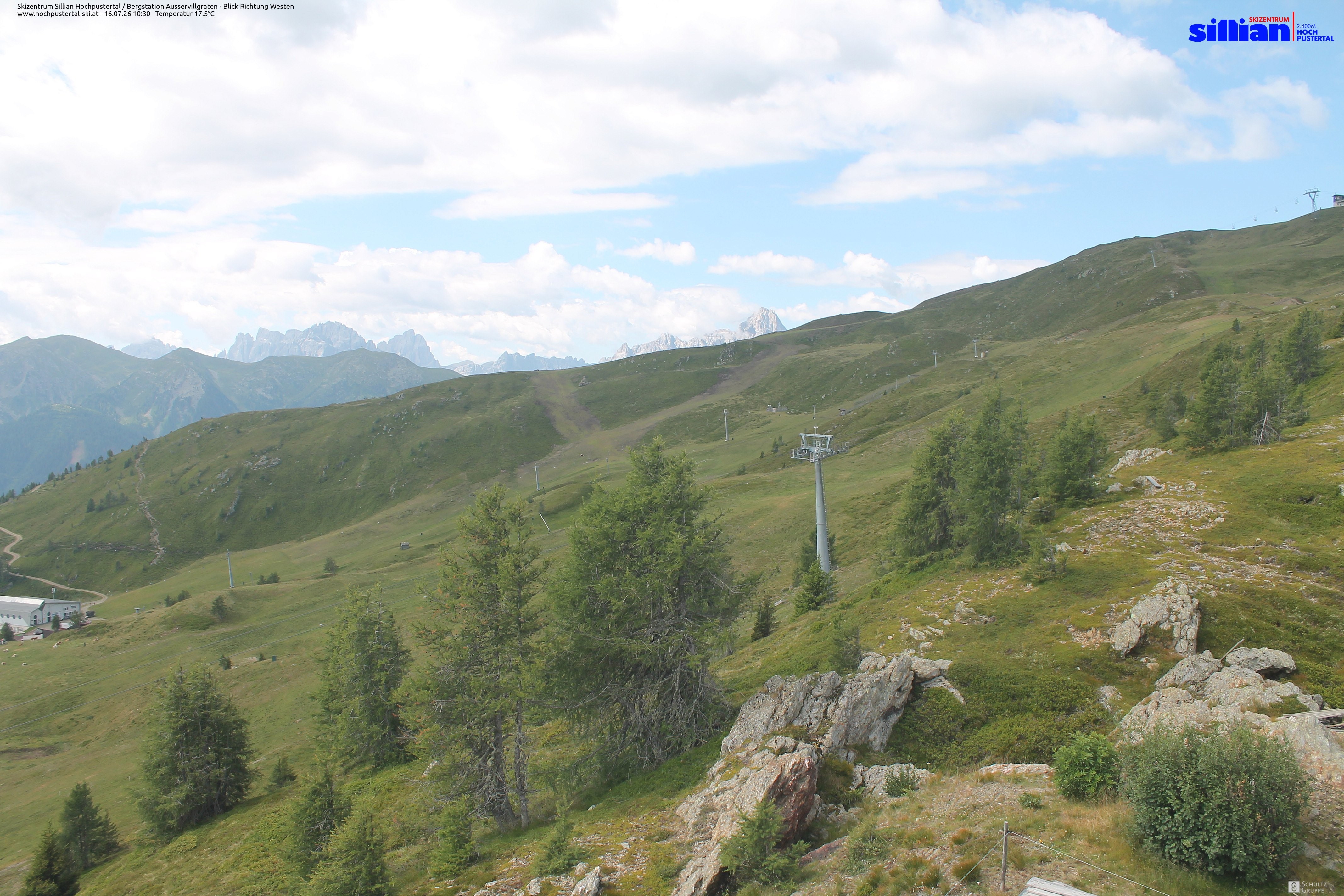 Archiv Foto Webcam Ausservillgraten im Thurntaler-Gebiet