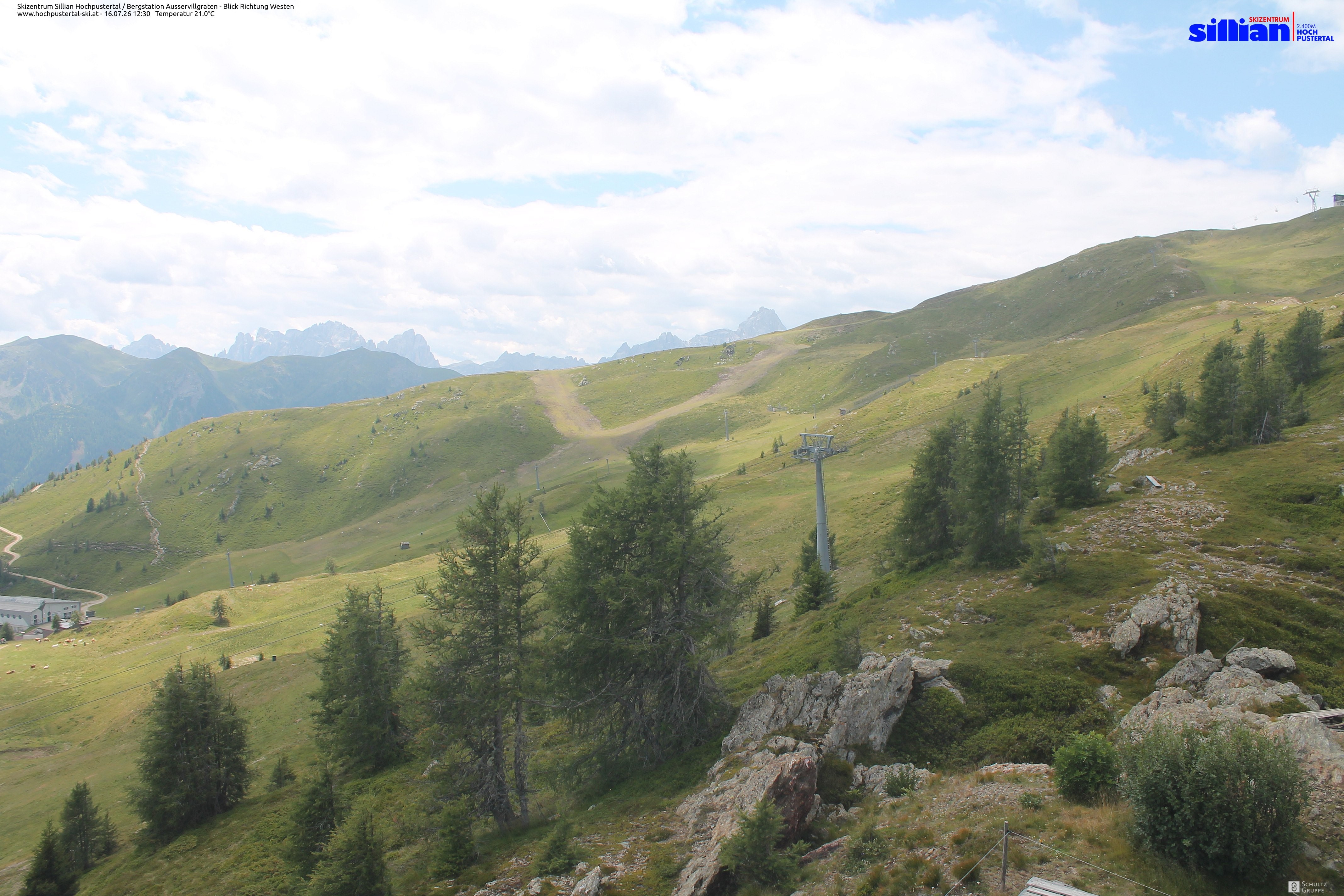 Archiv Foto Webcam Ausservillgraten im Thurntaler-Gebiet