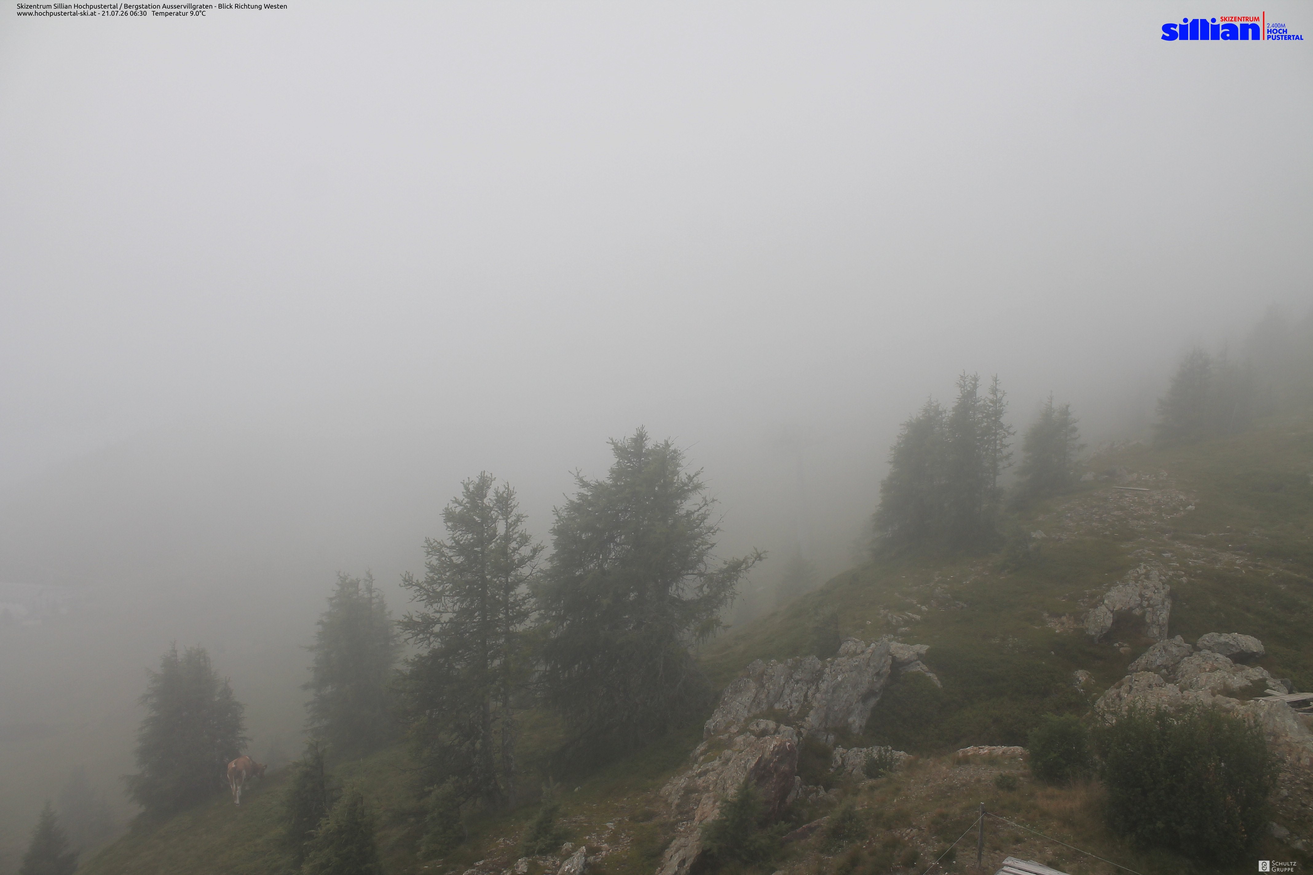 Archiv Foto Webcam Ausservillgraten im Thurntaler-Gebiet