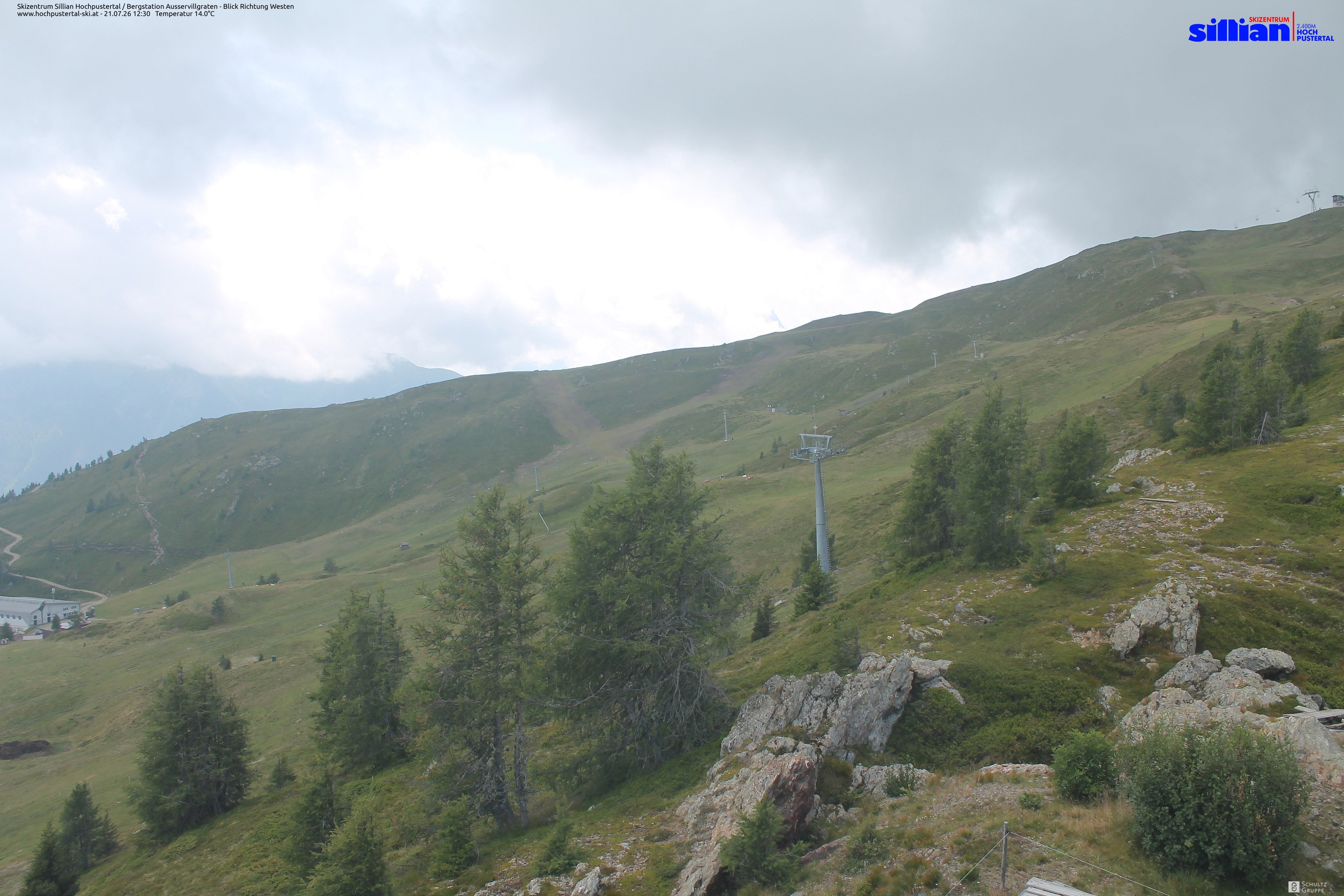 Archiv Foto Webcam Ausservillgraten im Thurntaler-Gebiet
