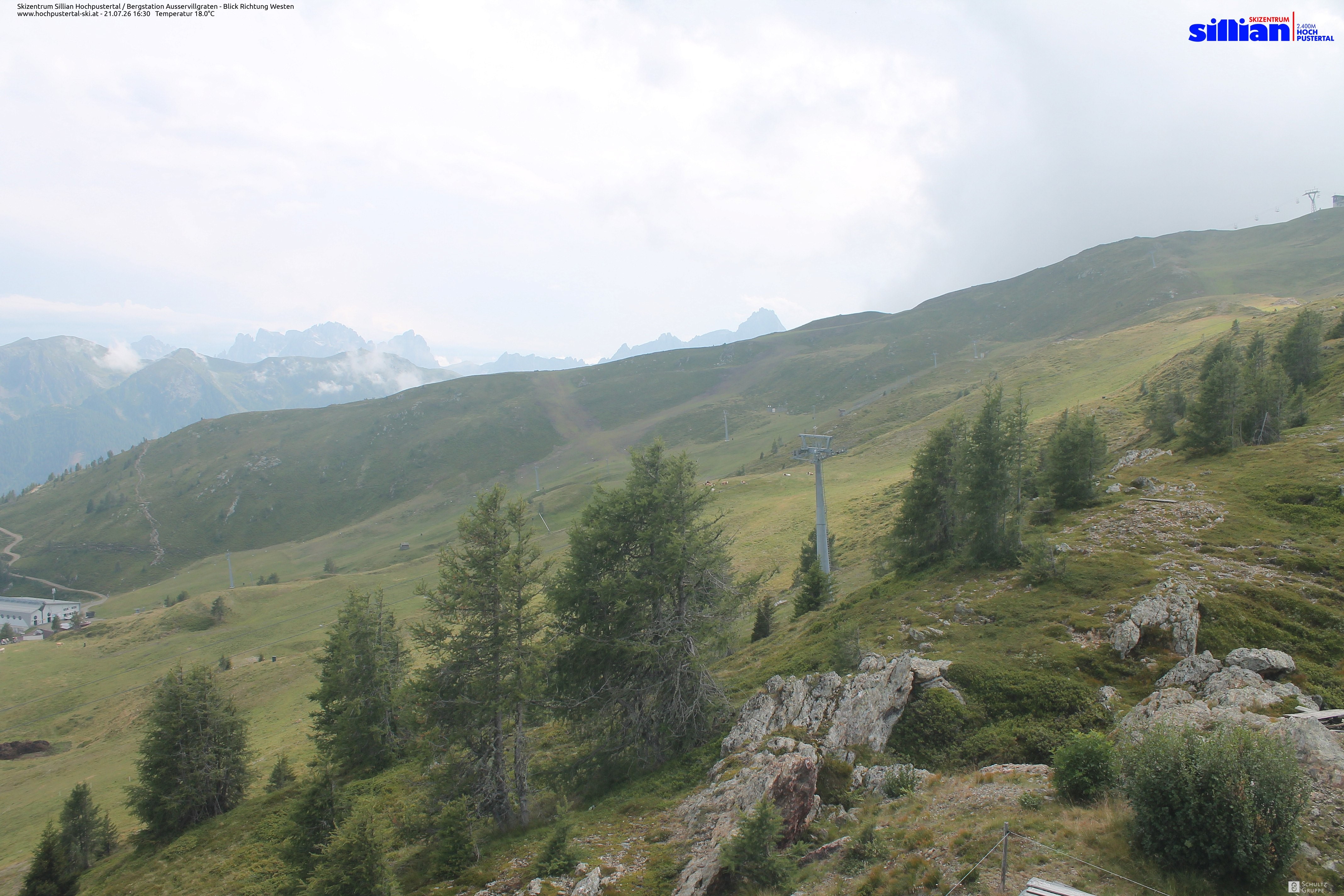 Archiv Foto Webcam Ausservillgraten im Thurntaler-Gebiet