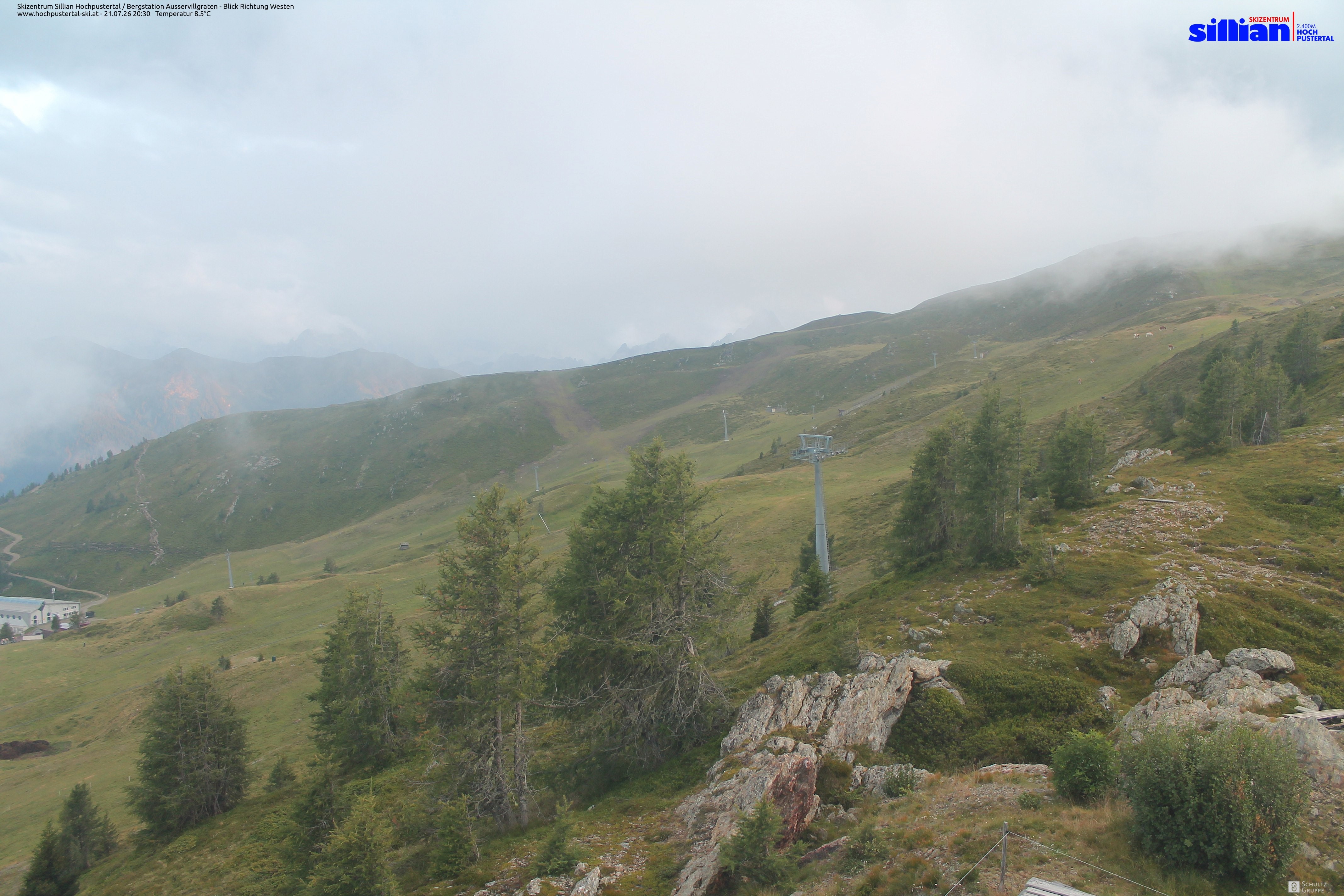Archiv Foto Webcam Ausservillgraten im Thurntaler-Gebiet