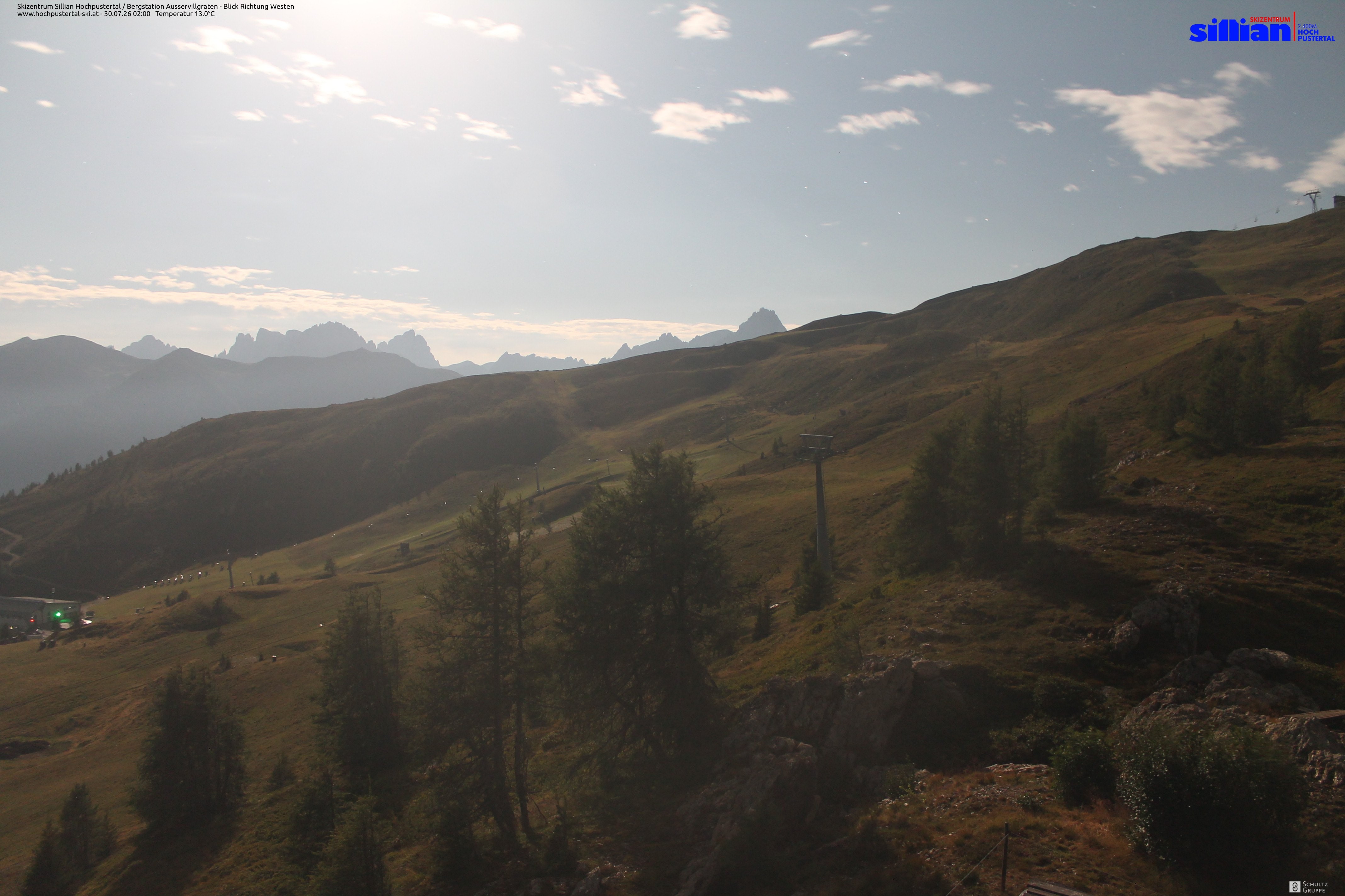 Archiv Foto Webcam Ausservillgraten im Thurntaler-Gebiet