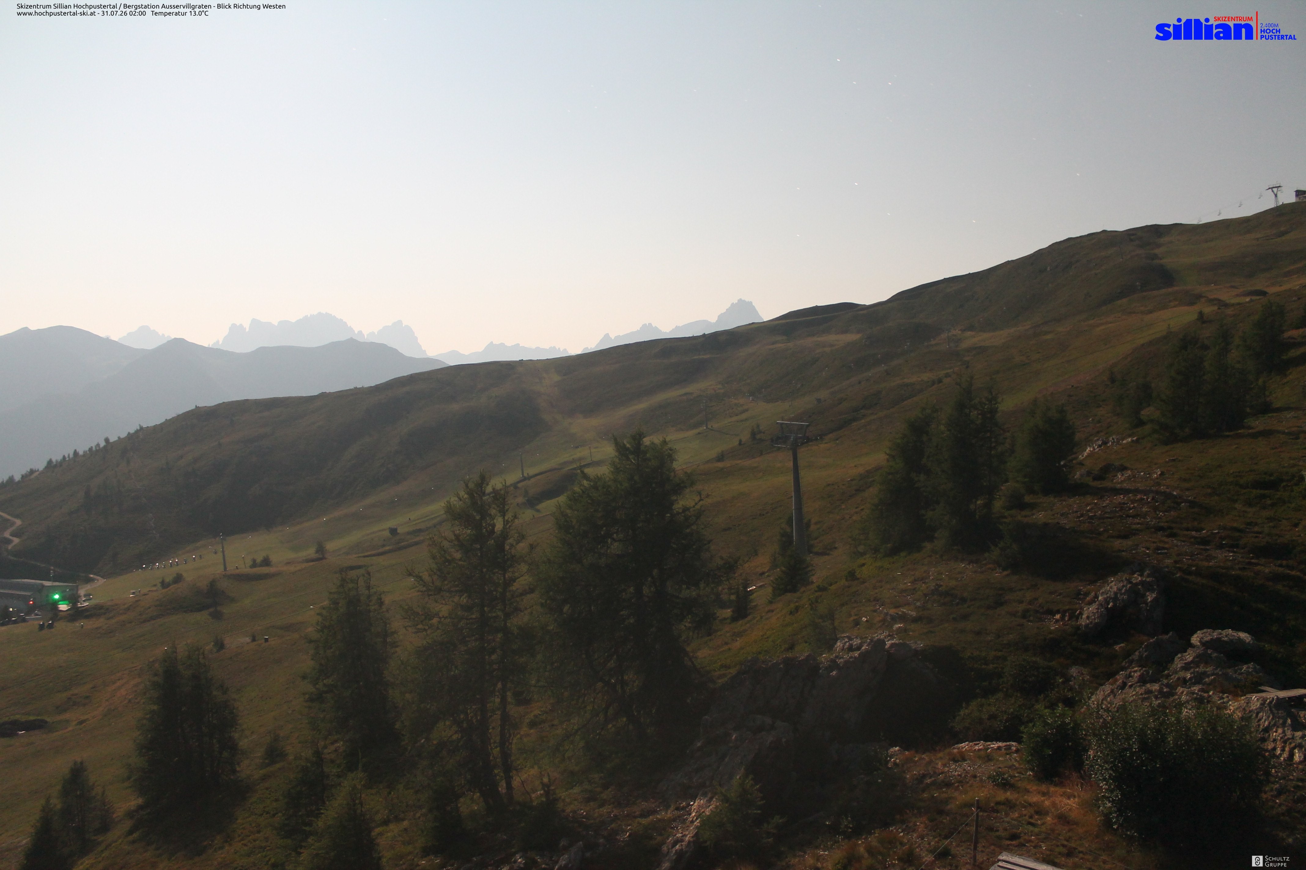 Archiv Foto Webcam Ausservillgraten im Thurntaler-Gebiet