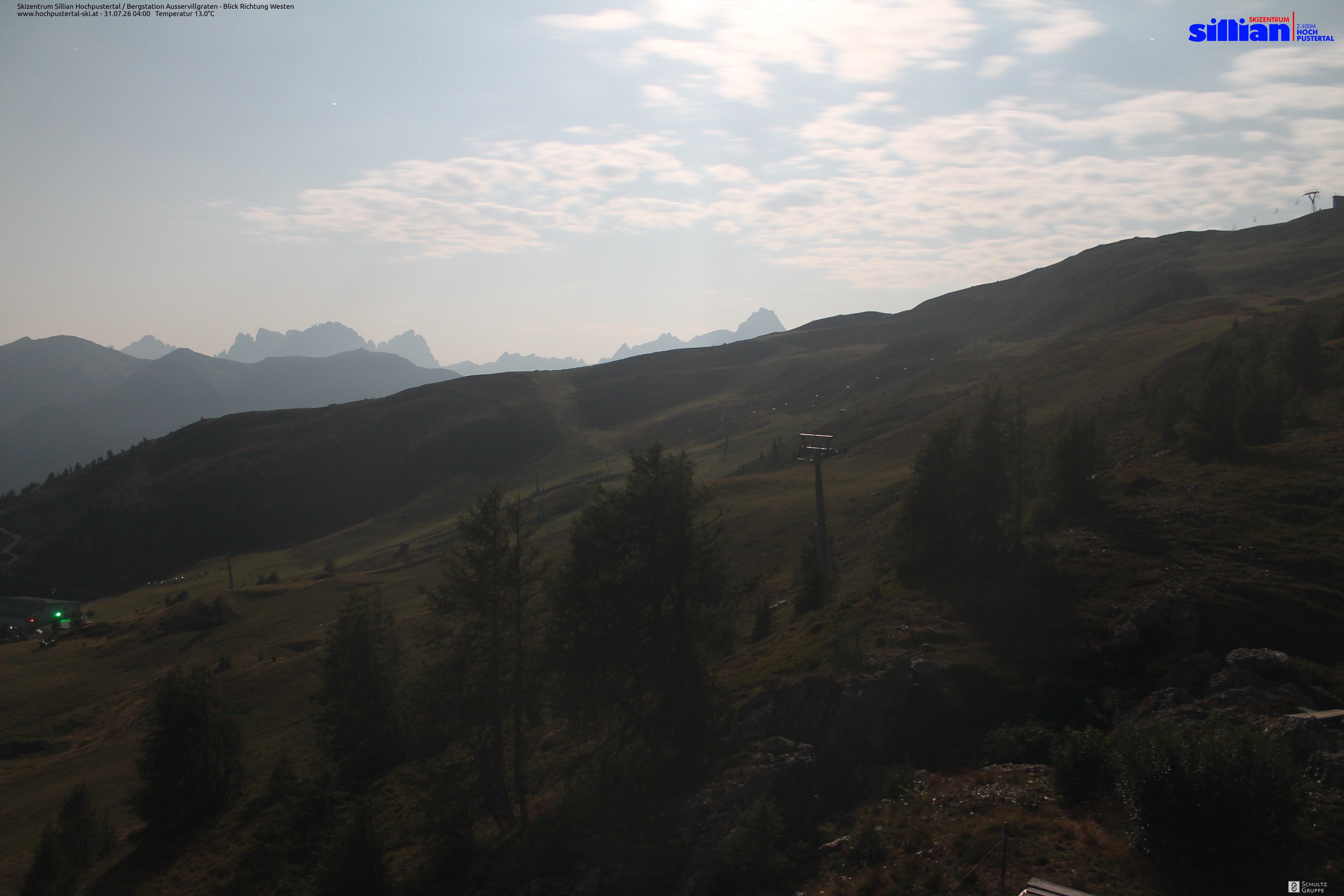 Archiv Foto Webcam Ausservillgraten im Thurntaler-Gebiet