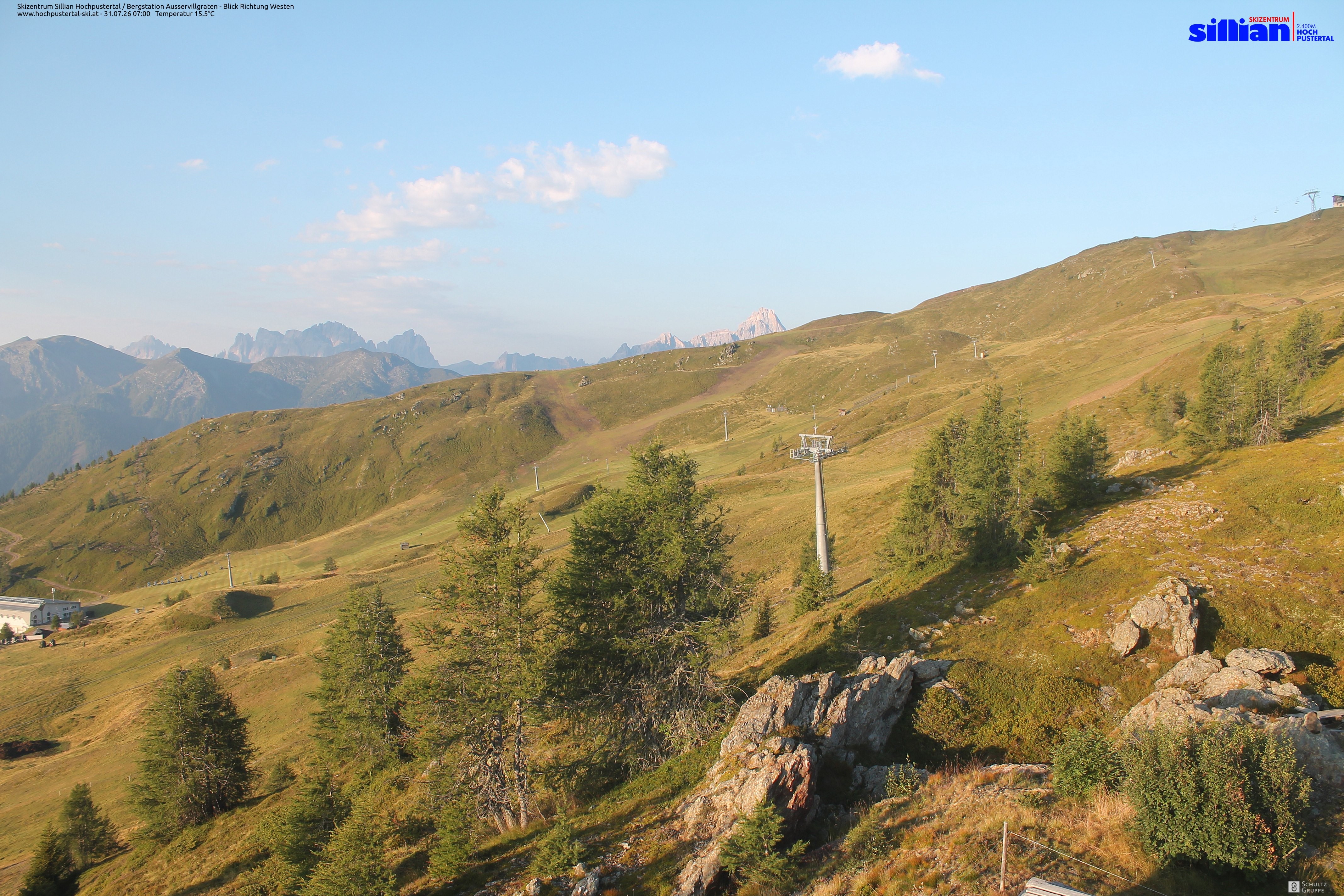 Archiv Foto Webcam Ausservillgraten im Thurntaler-Gebiet