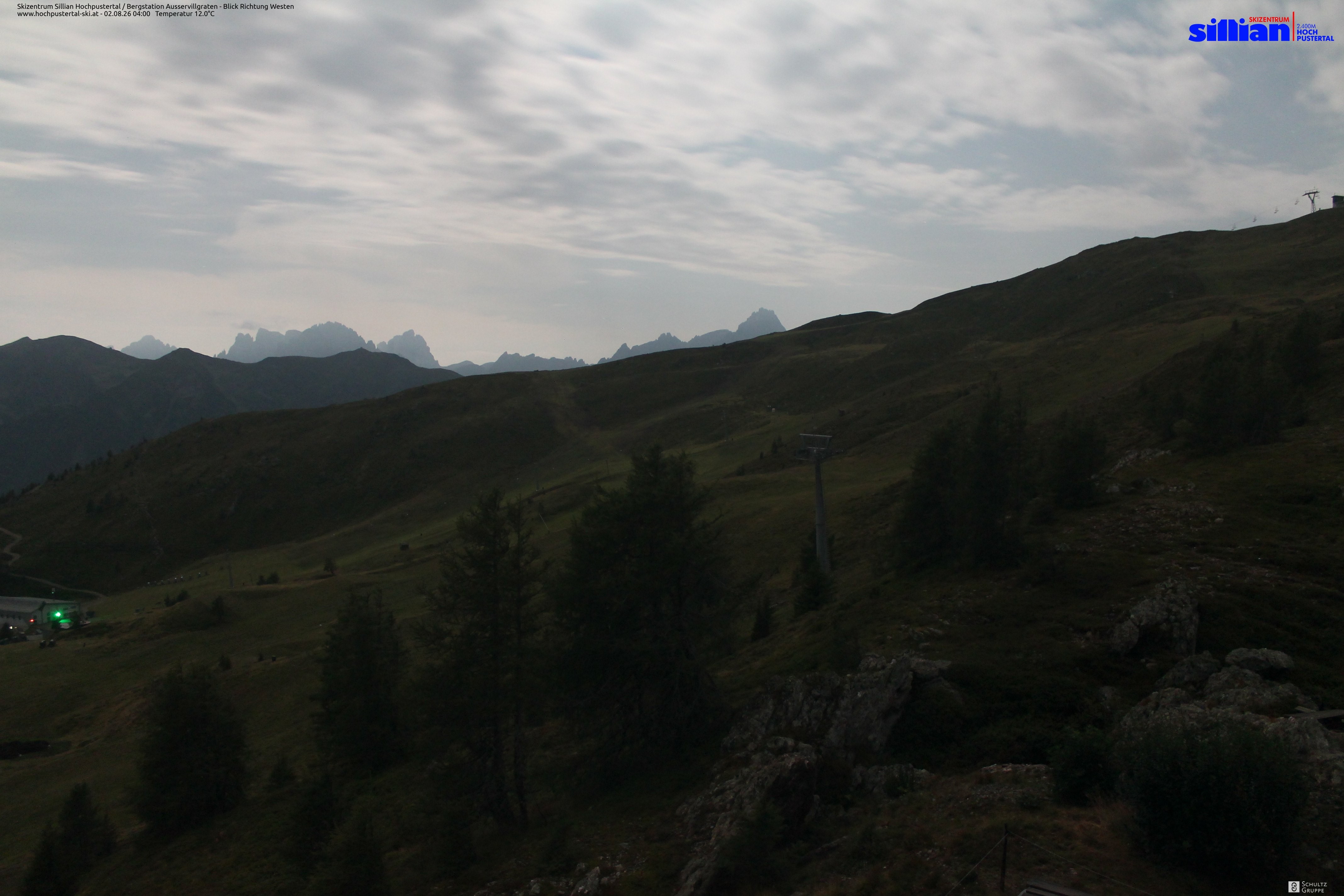 Archiv Foto Webcam Ausservillgraten im Thurntaler-Gebiet