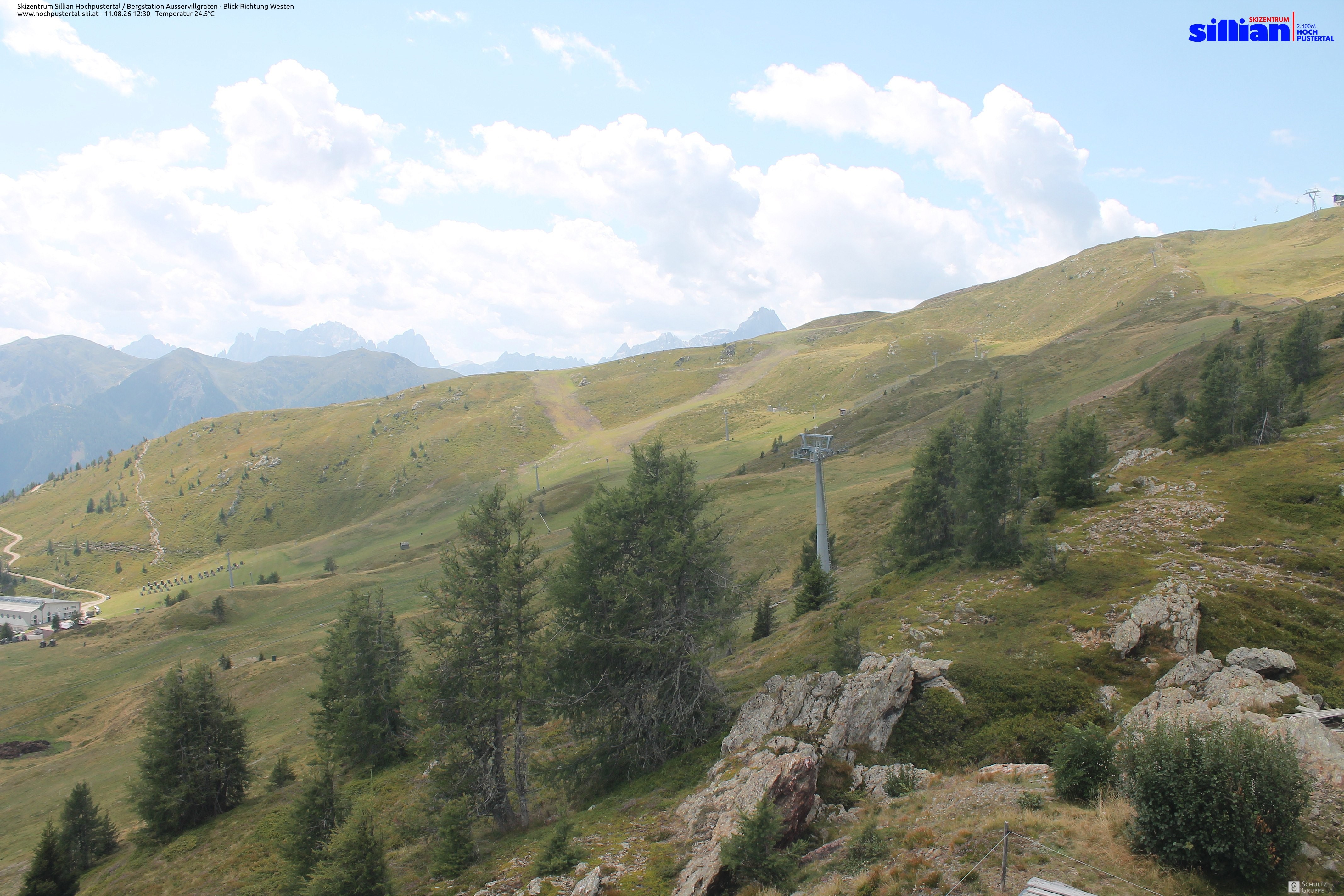 Archiv Foto Webcam Ausservillgraten im Thurntaler-Gebiet