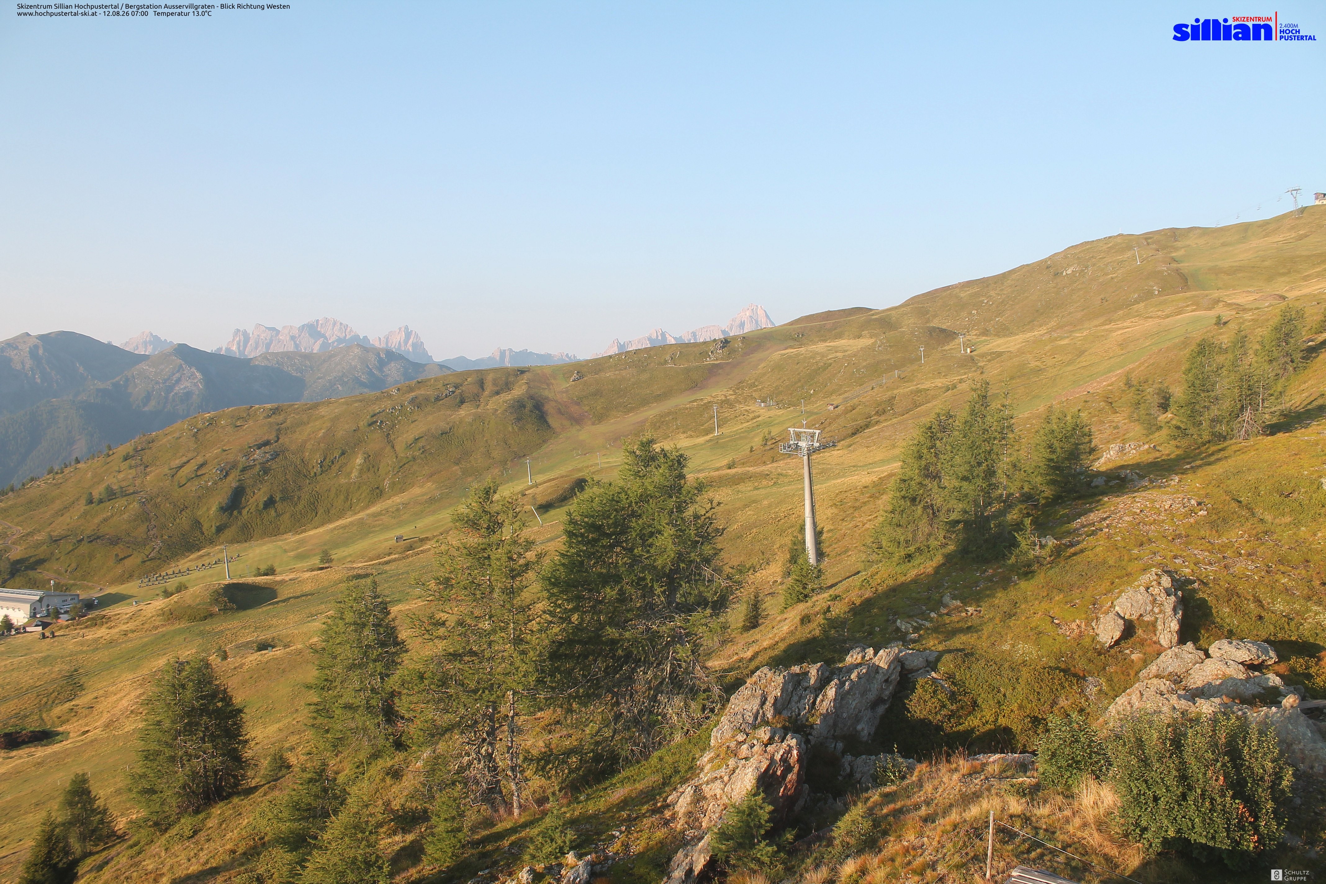 Archiv Foto Webcam Ausservillgraten im Thurntaler-Gebiet