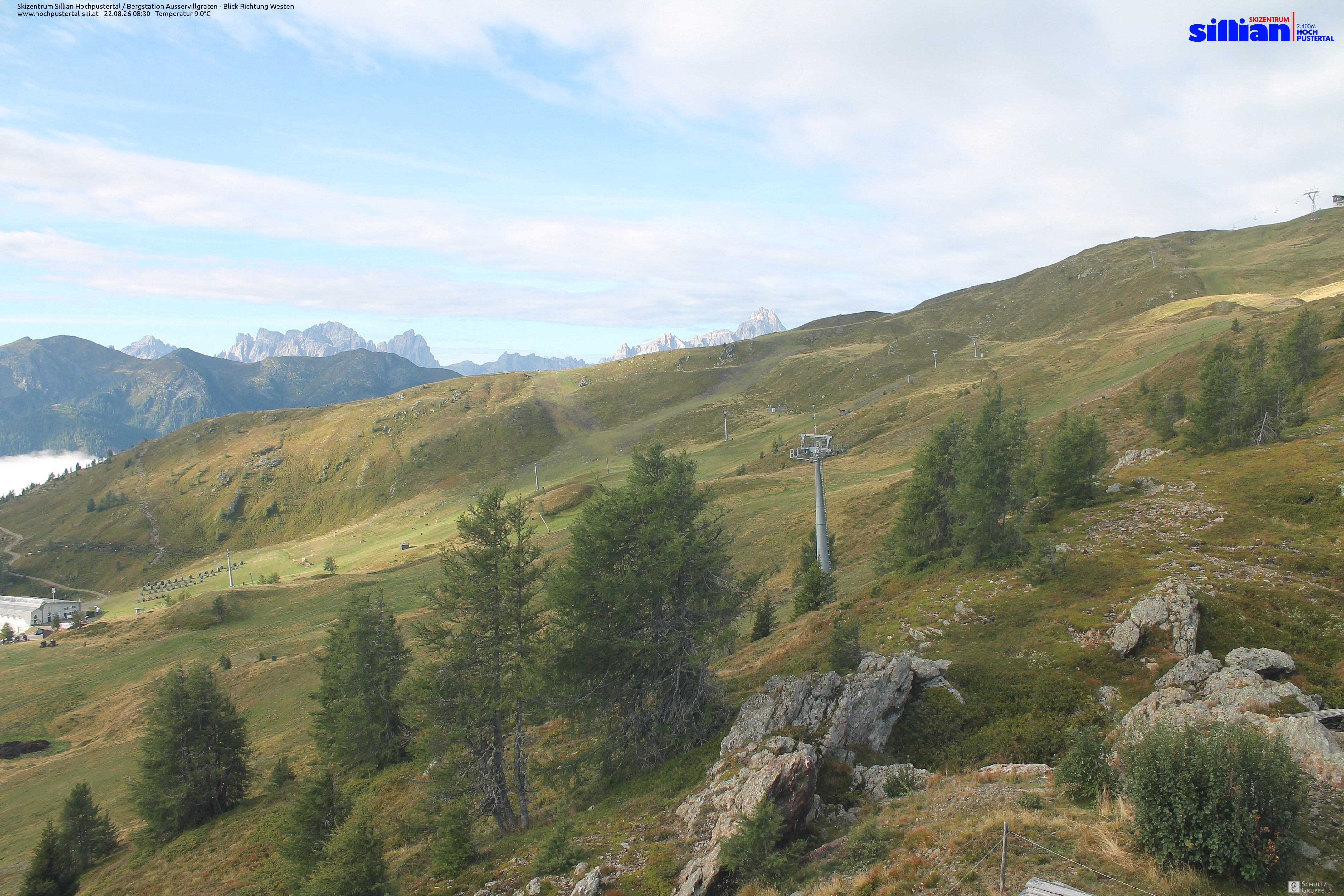 Archiv Foto Webcam Ausservillgraten im Thurntaler-Gebiet