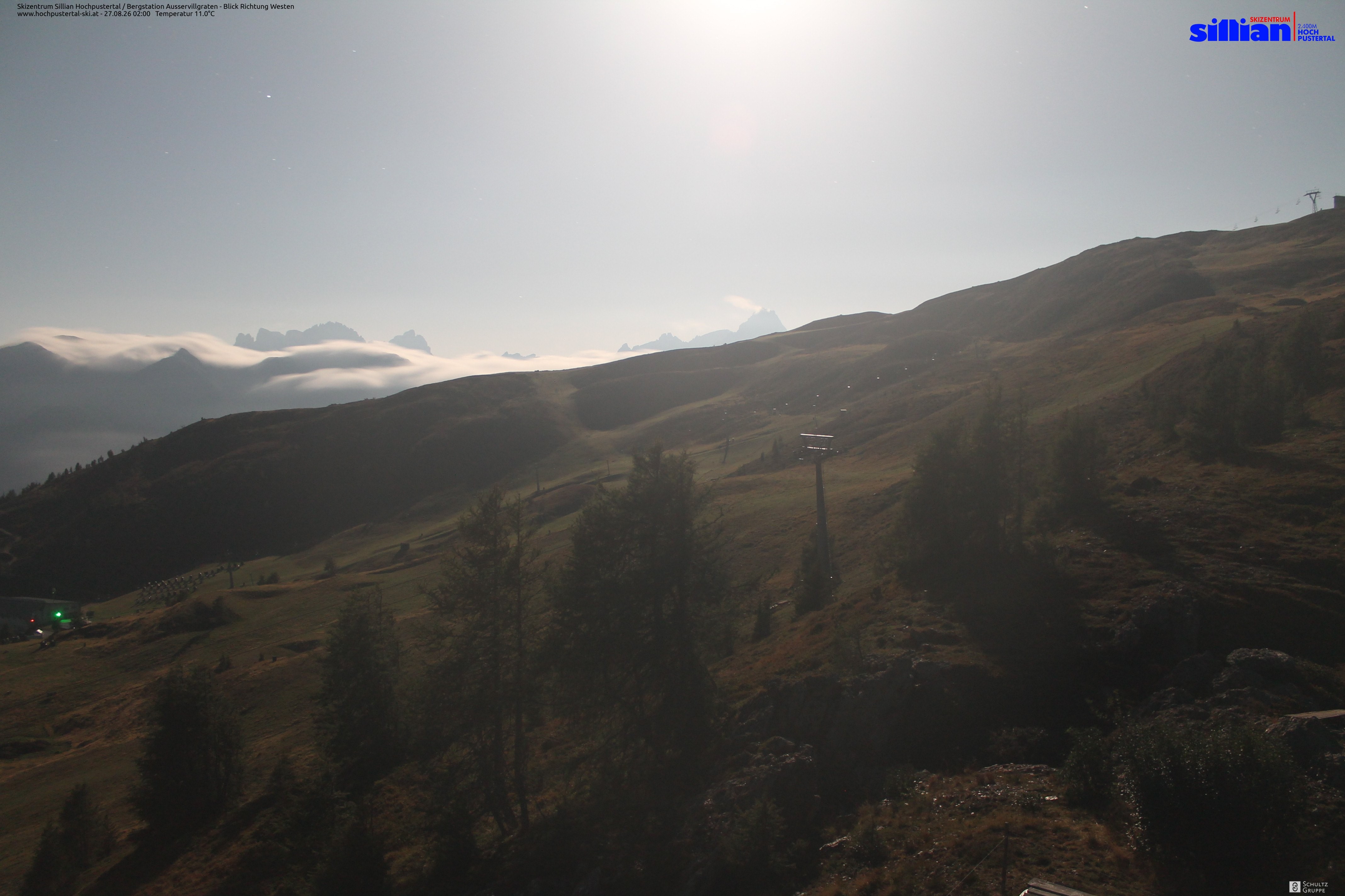 Archiv Foto Webcam Ausservillgraten im Thurntaler-Gebiet