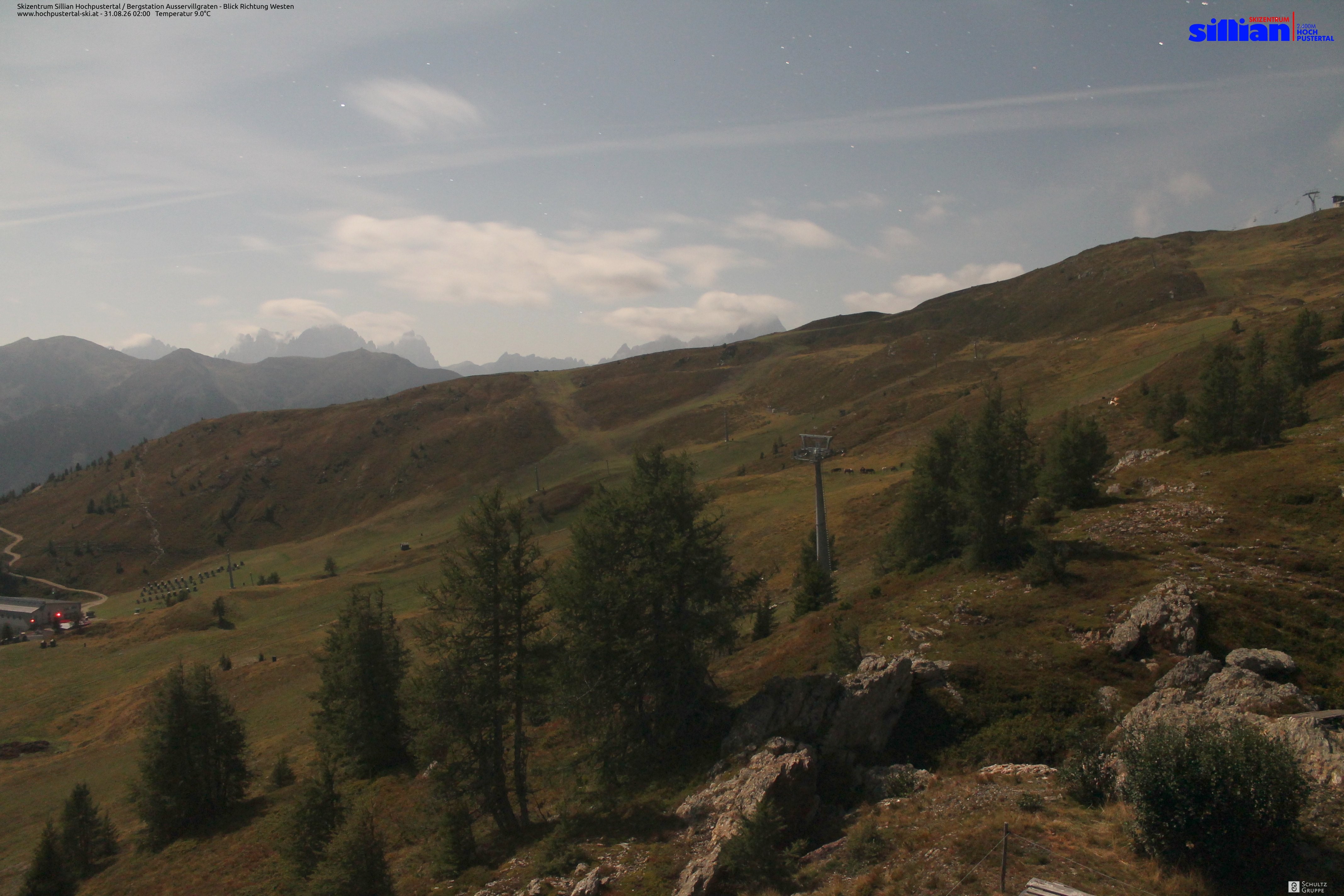 Archiv Foto Webcam Ausservillgraten im Thurntaler-Gebiet