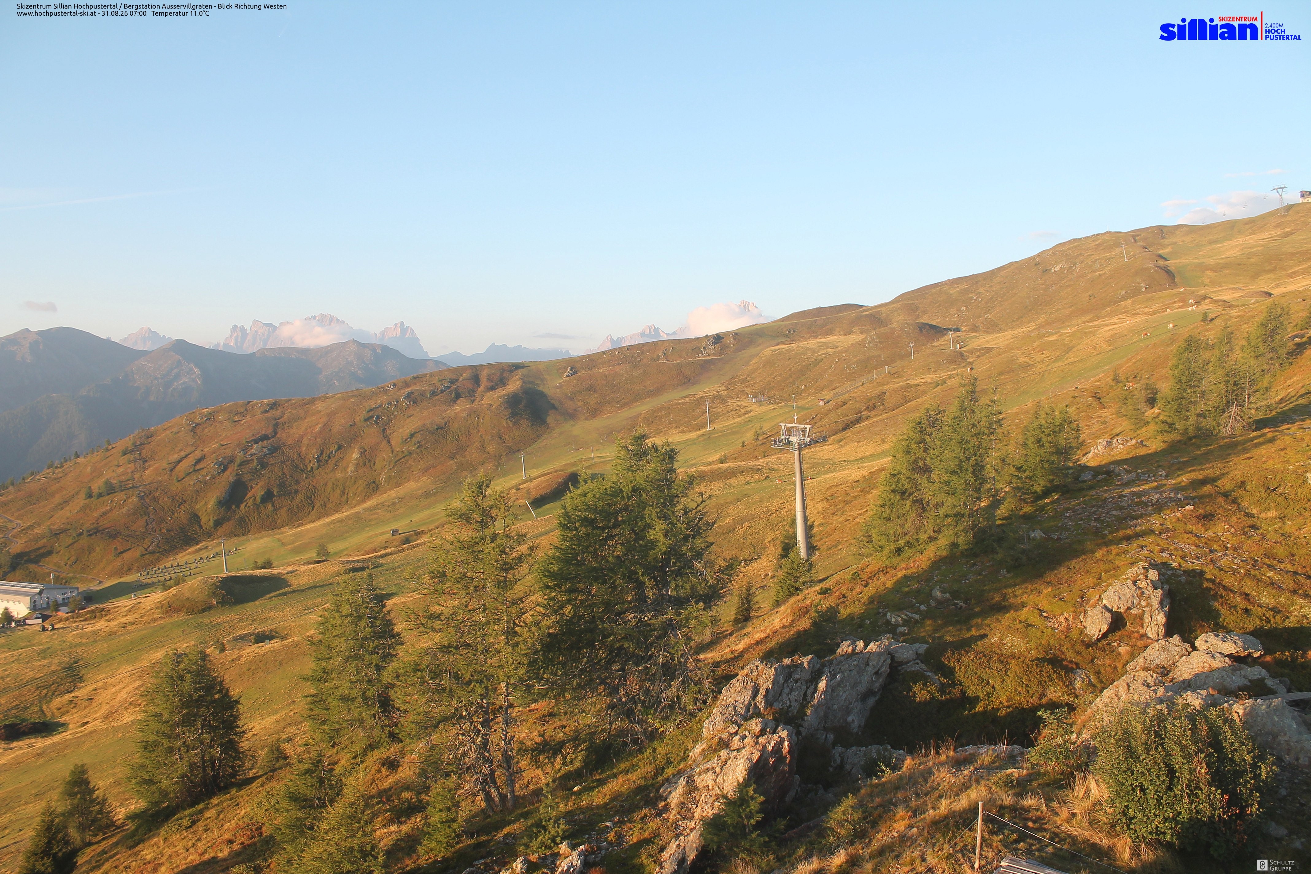 Archiv Foto Webcam Ausservillgraten im Thurntaler-Gebiet