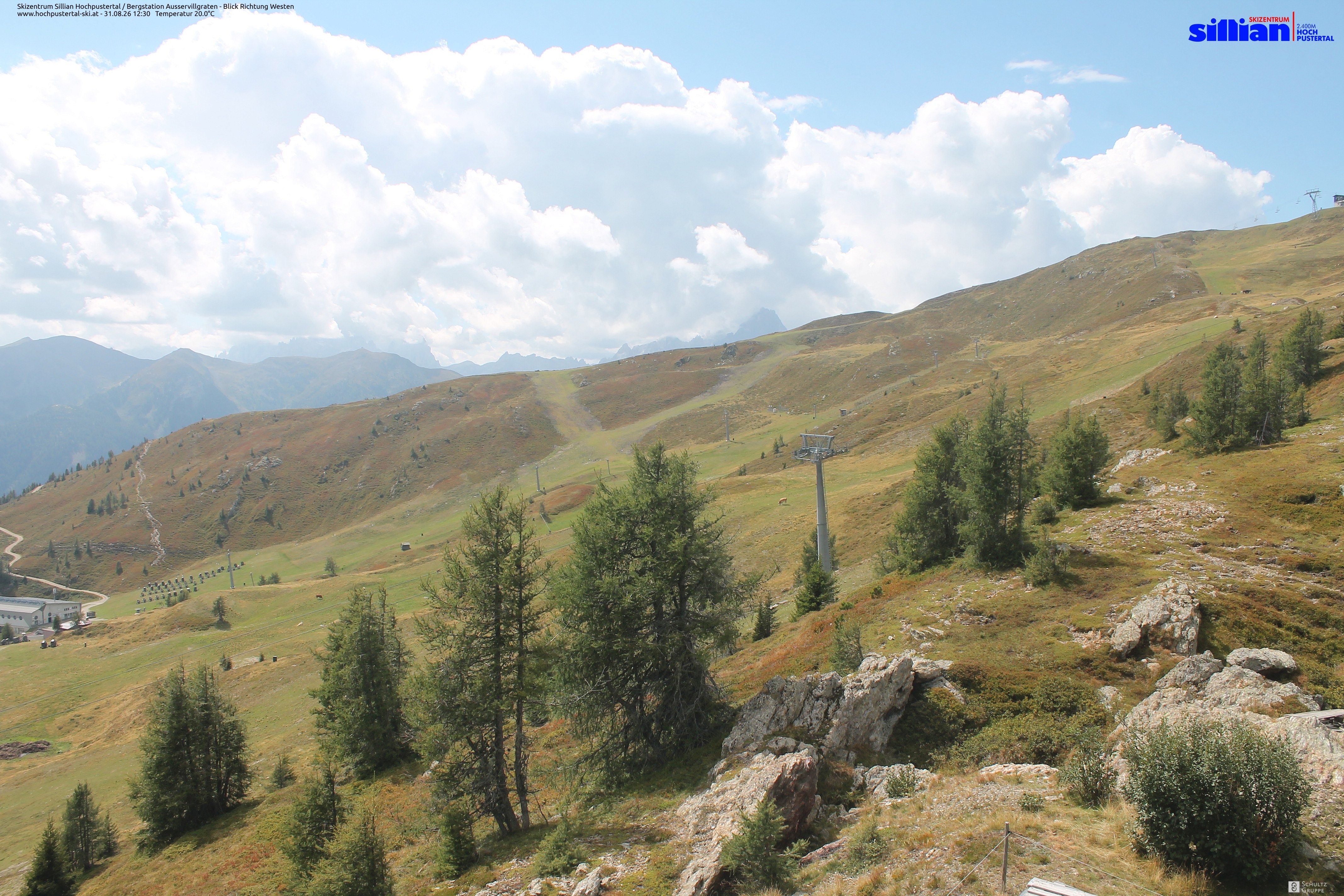 Archiv Foto Webcam Ausservillgraten im Thurntaler-Gebiet