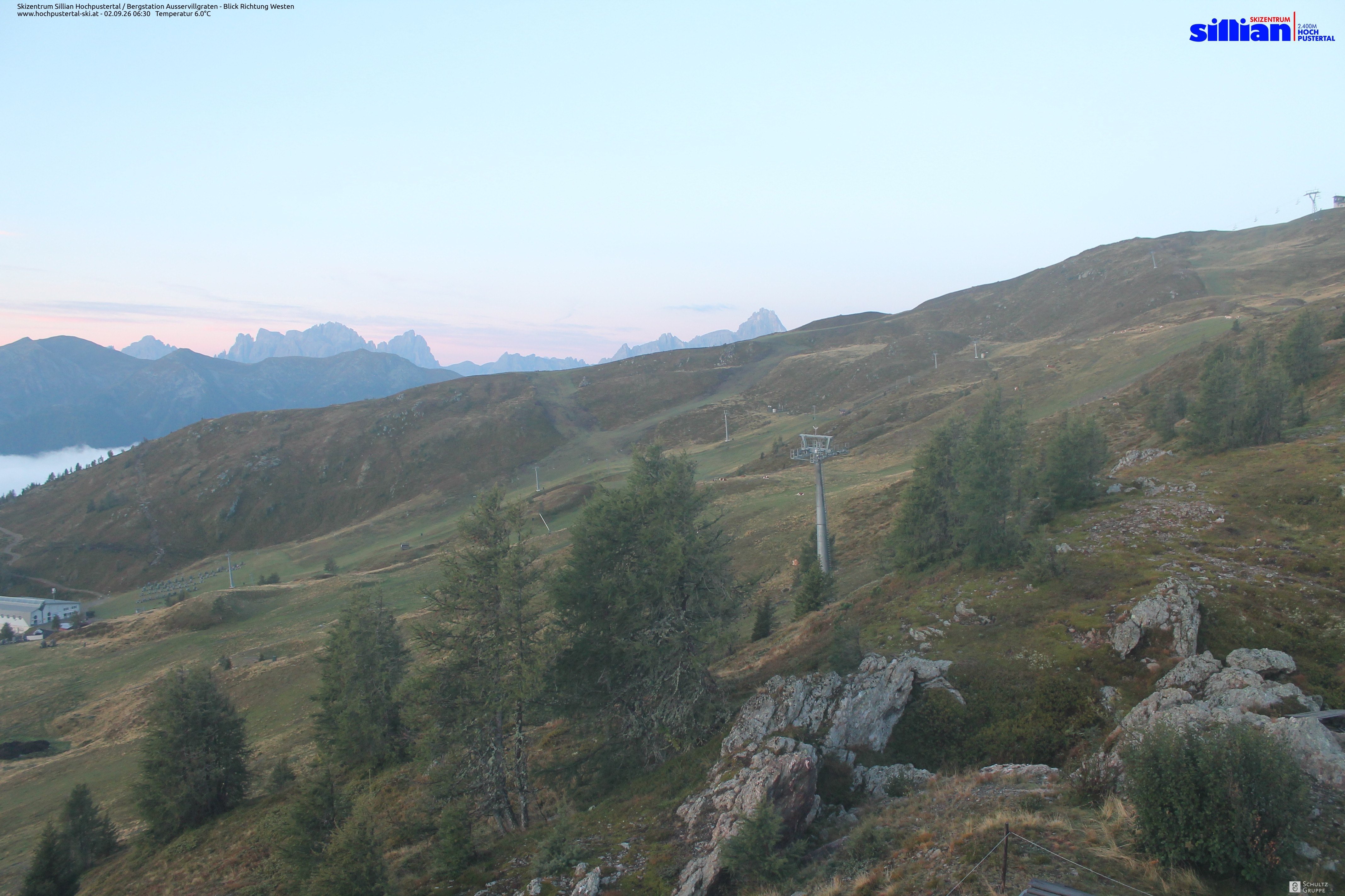 Archiv Foto Webcam Ausservillgraten im Thurntaler-Gebiet