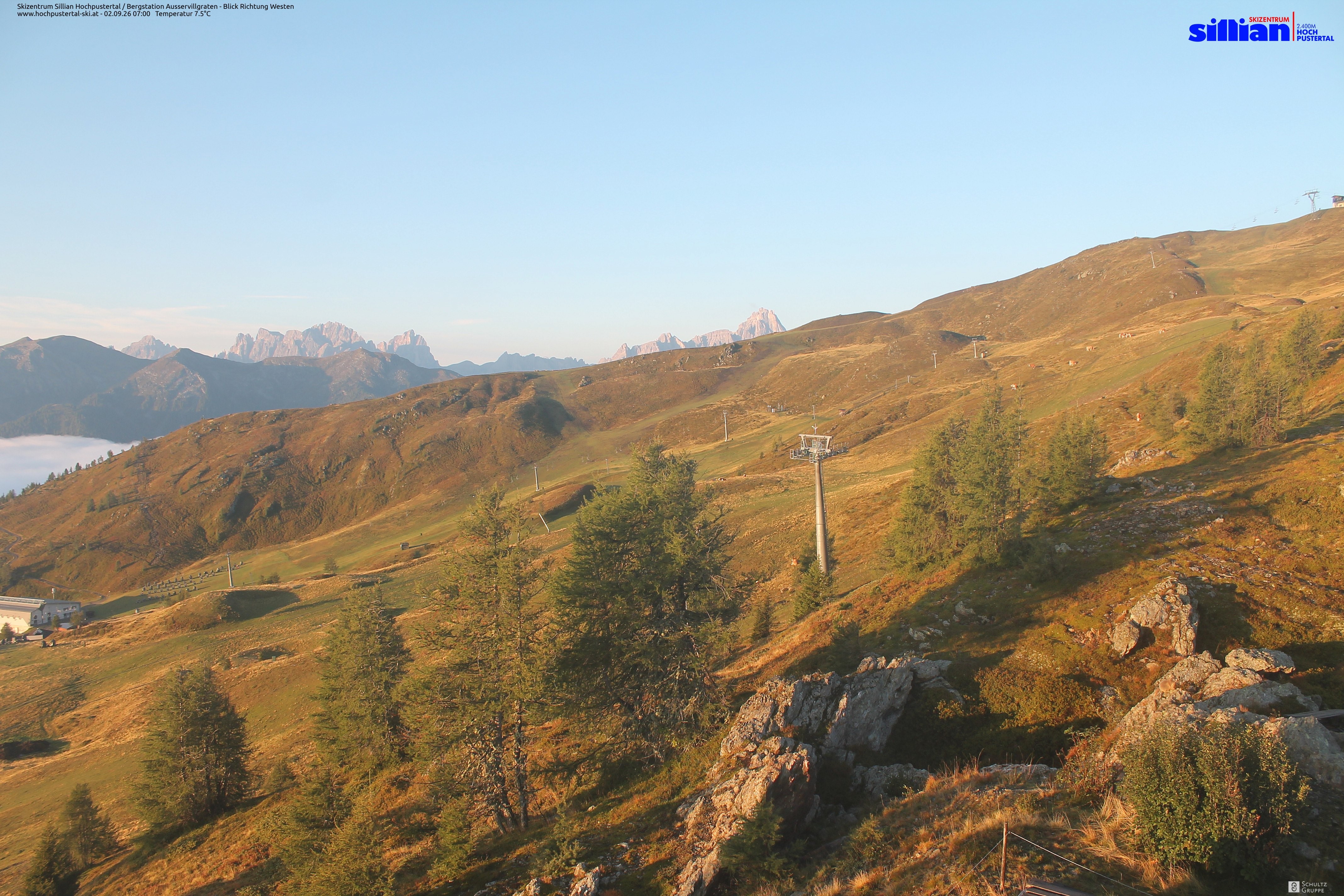 Archiv Foto Webcam Ausservillgraten im Thurntaler-Gebiet