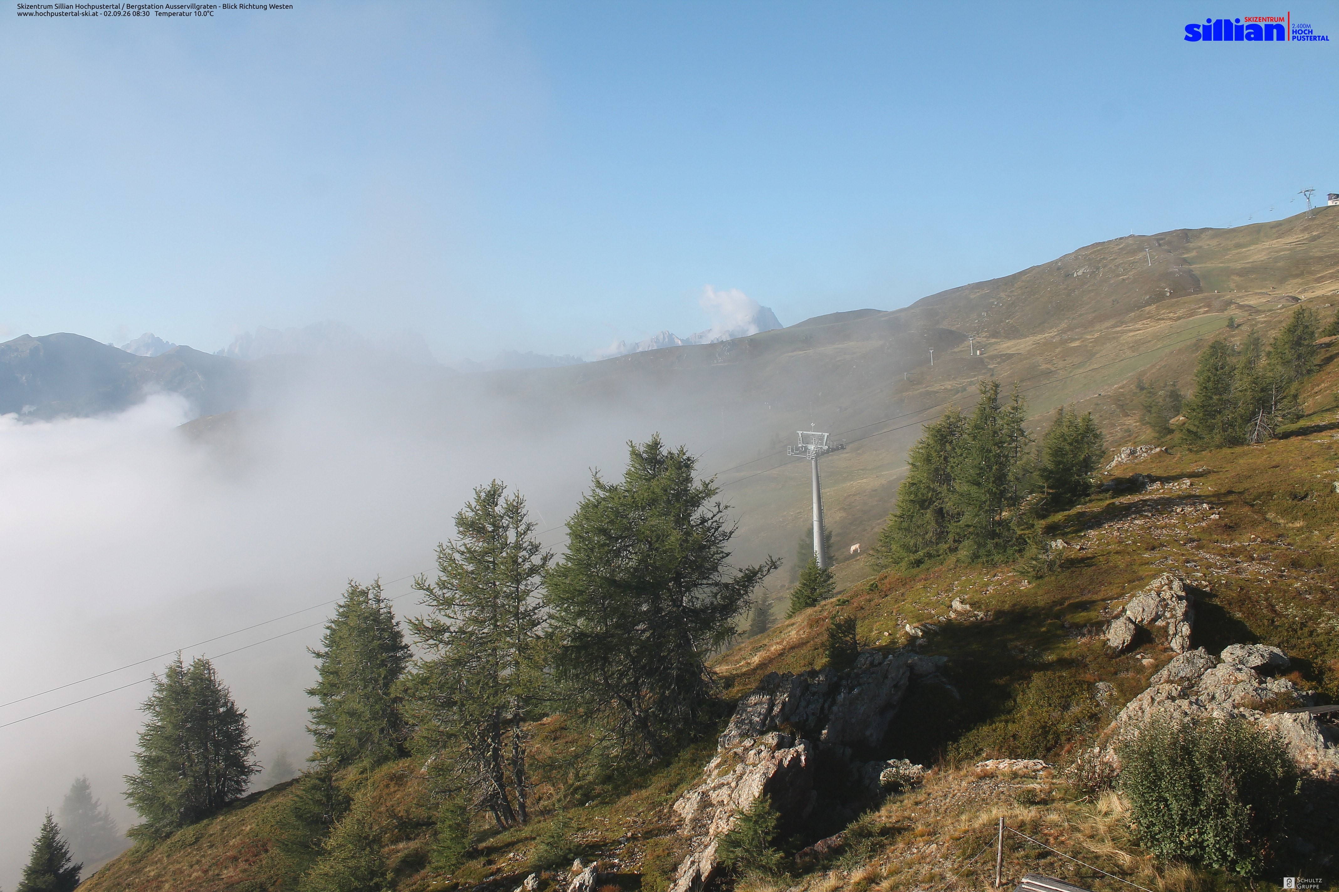 Archiv Foto Webcam Ausservillgraten im Thurntaler-Gebiet