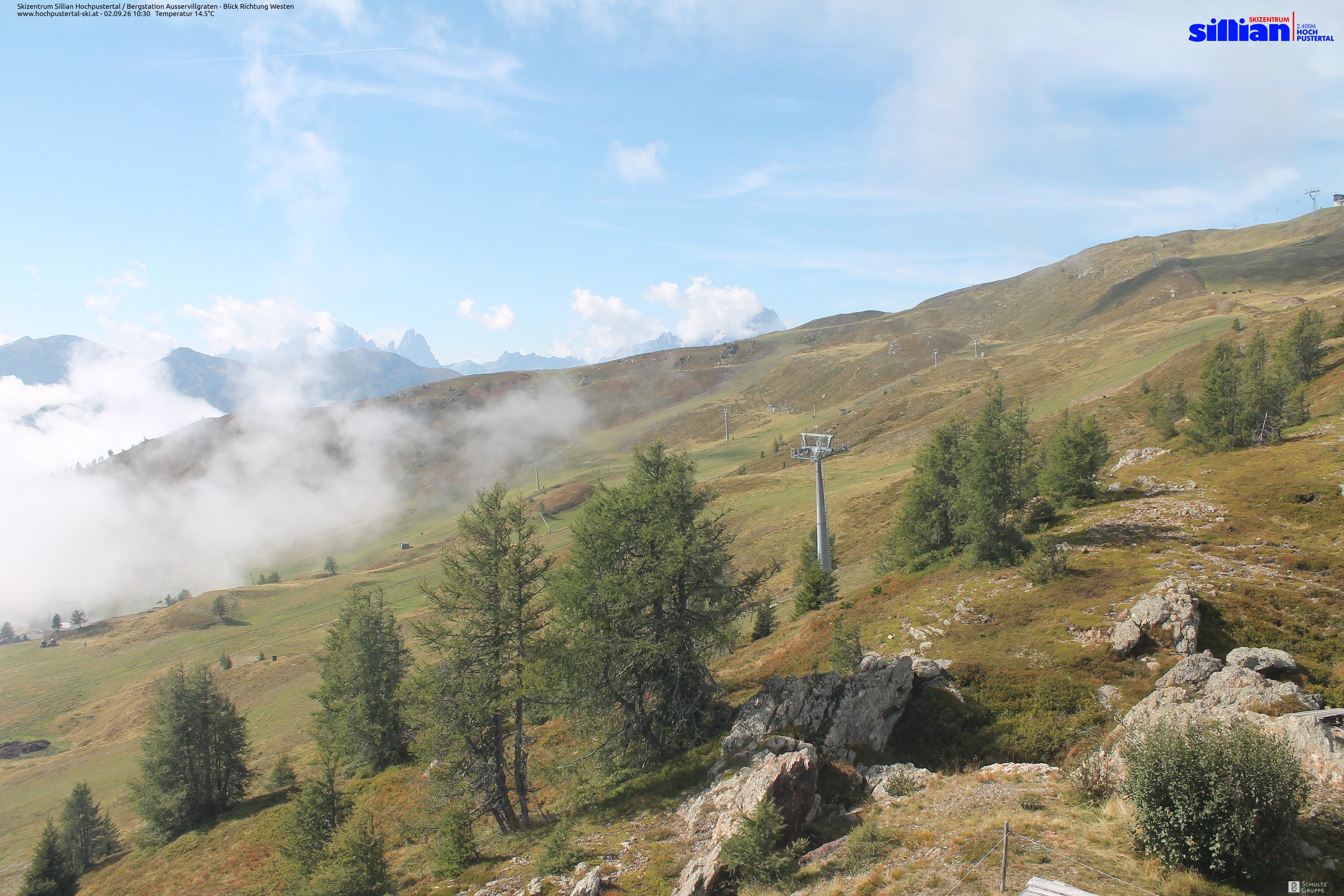Archiv Foto Webcam Ausservillgraten im Thurntaler-Gebiet