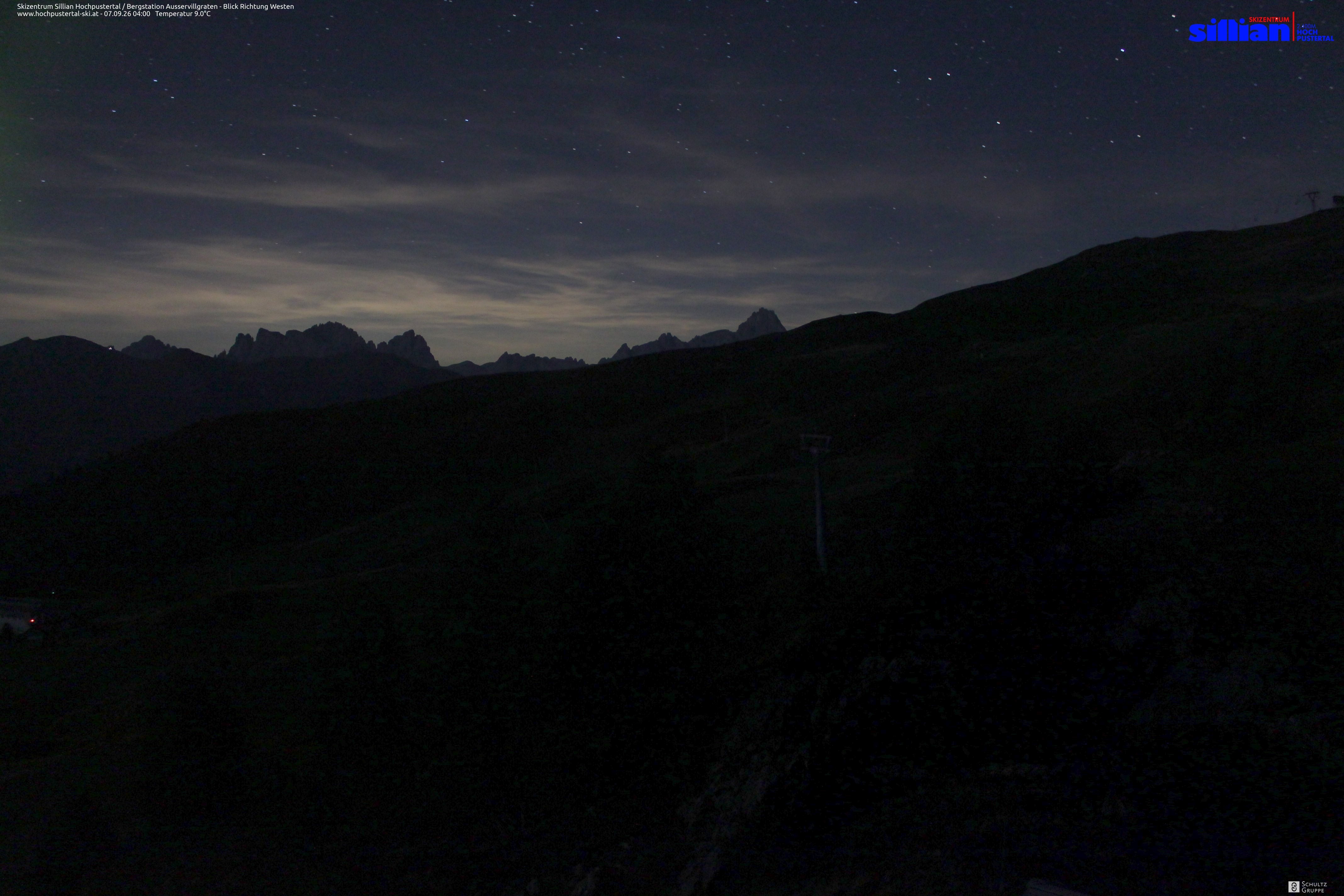 Archiv Foto Webcam Ausservillgraten im Thurntaler-Gebiet