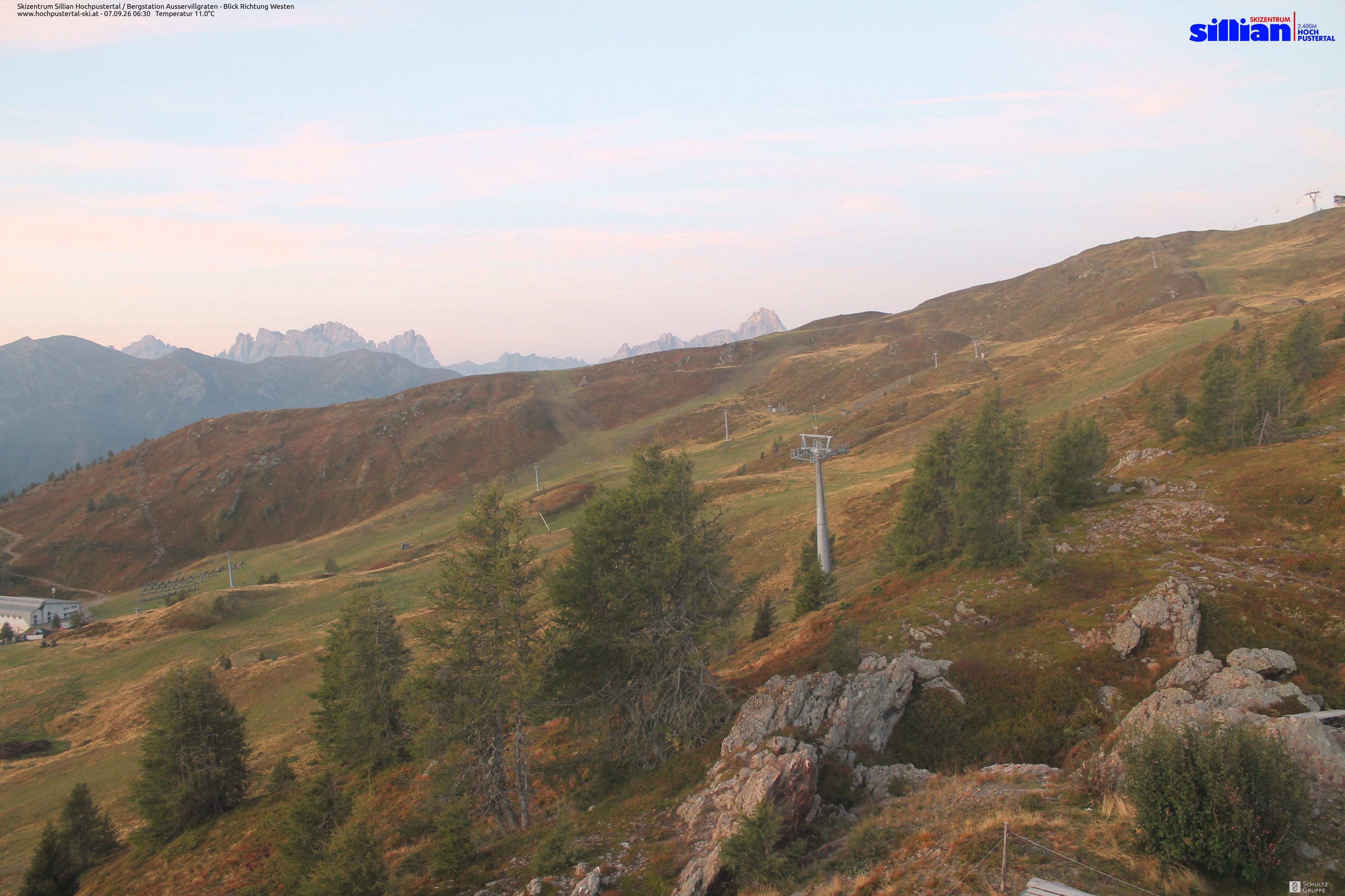Archiv Foto Webcam Ausservillgraten im Thurntaler-Gebiet