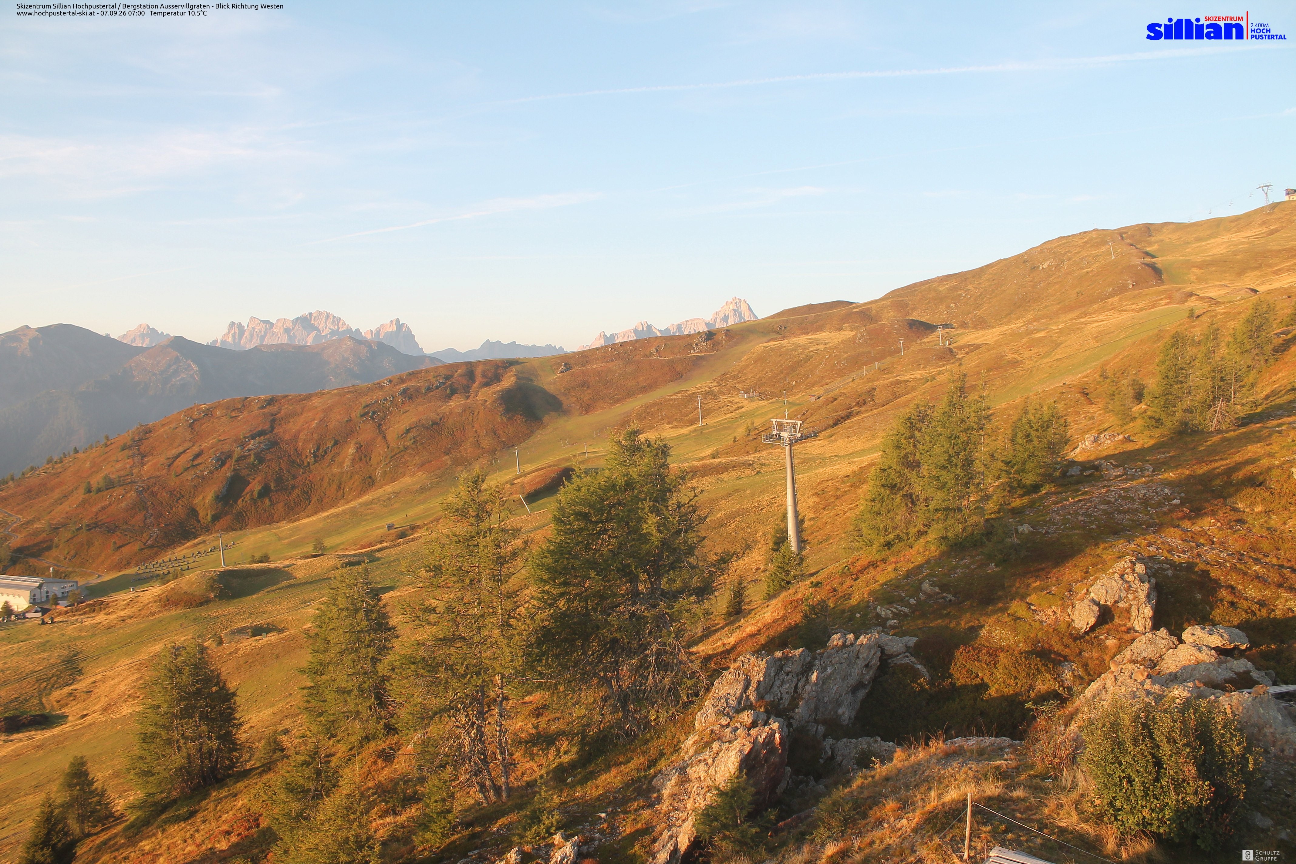 Archiv Foto Webcam Ausservillgraten im Thurntaler-Gebiet