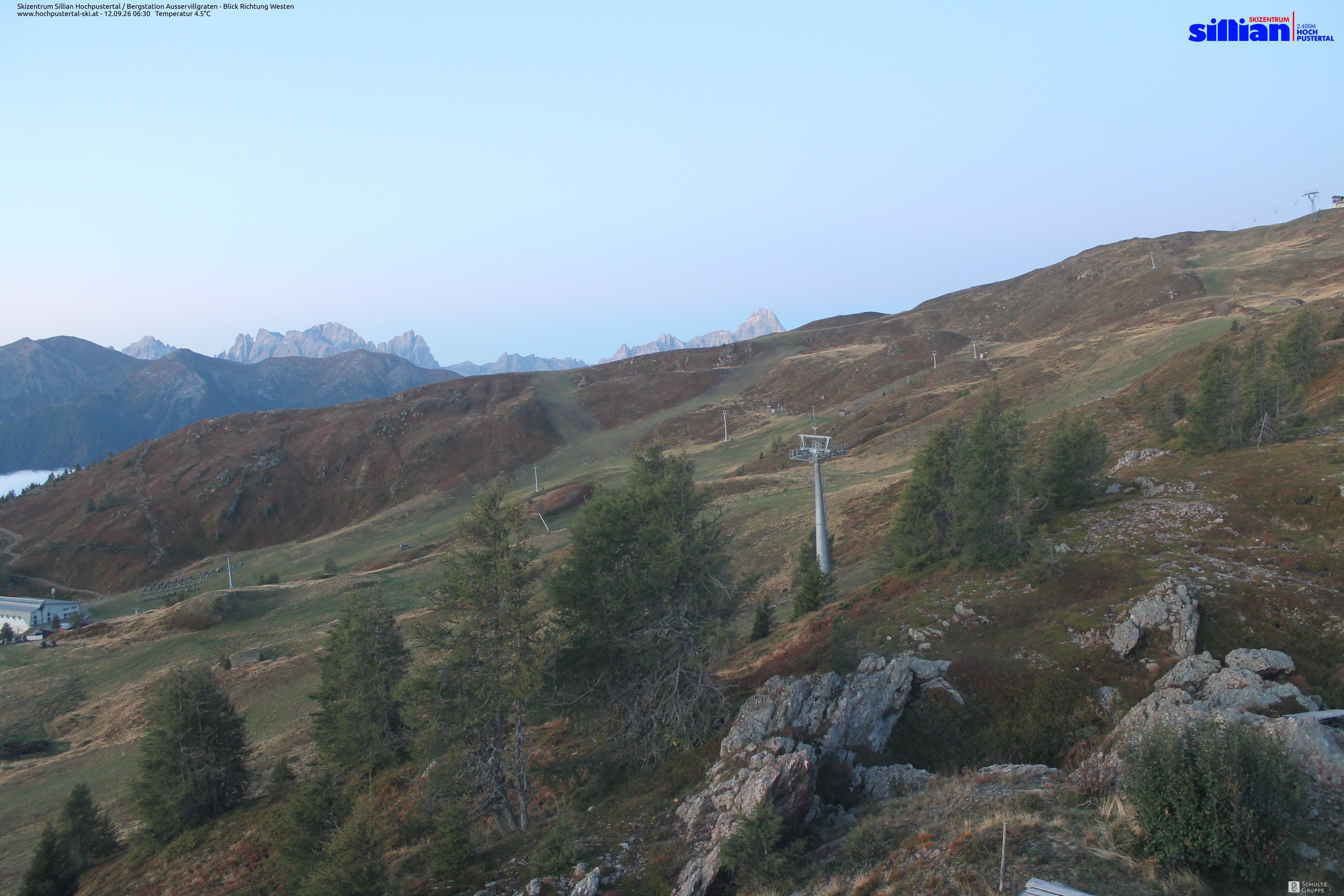 Archiv Foto Webcam Ausservillgraten im Thurntaler-Gebiet