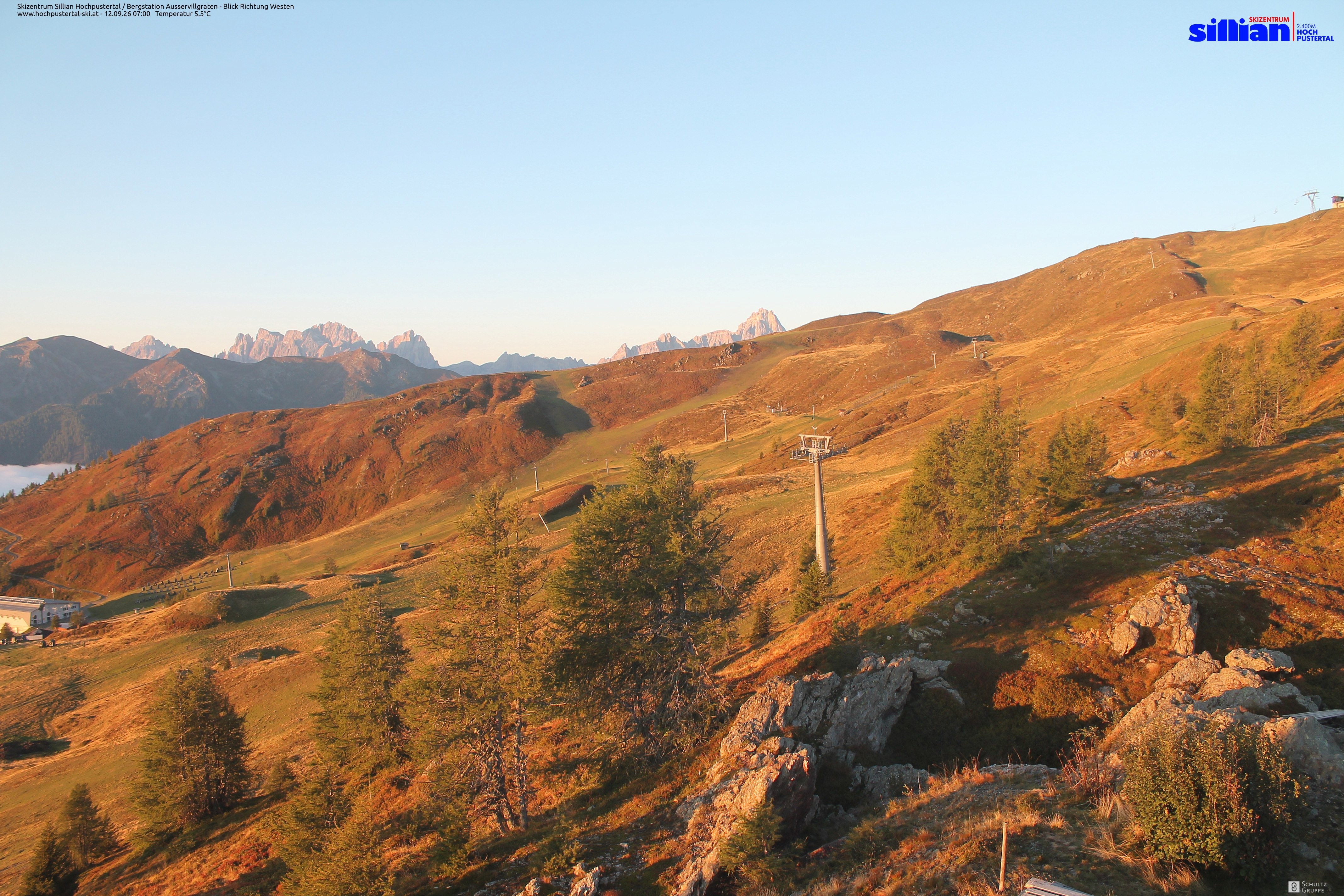 Archiv Foto Webcam Ausservillgraten im Thurntaler-Gebiet