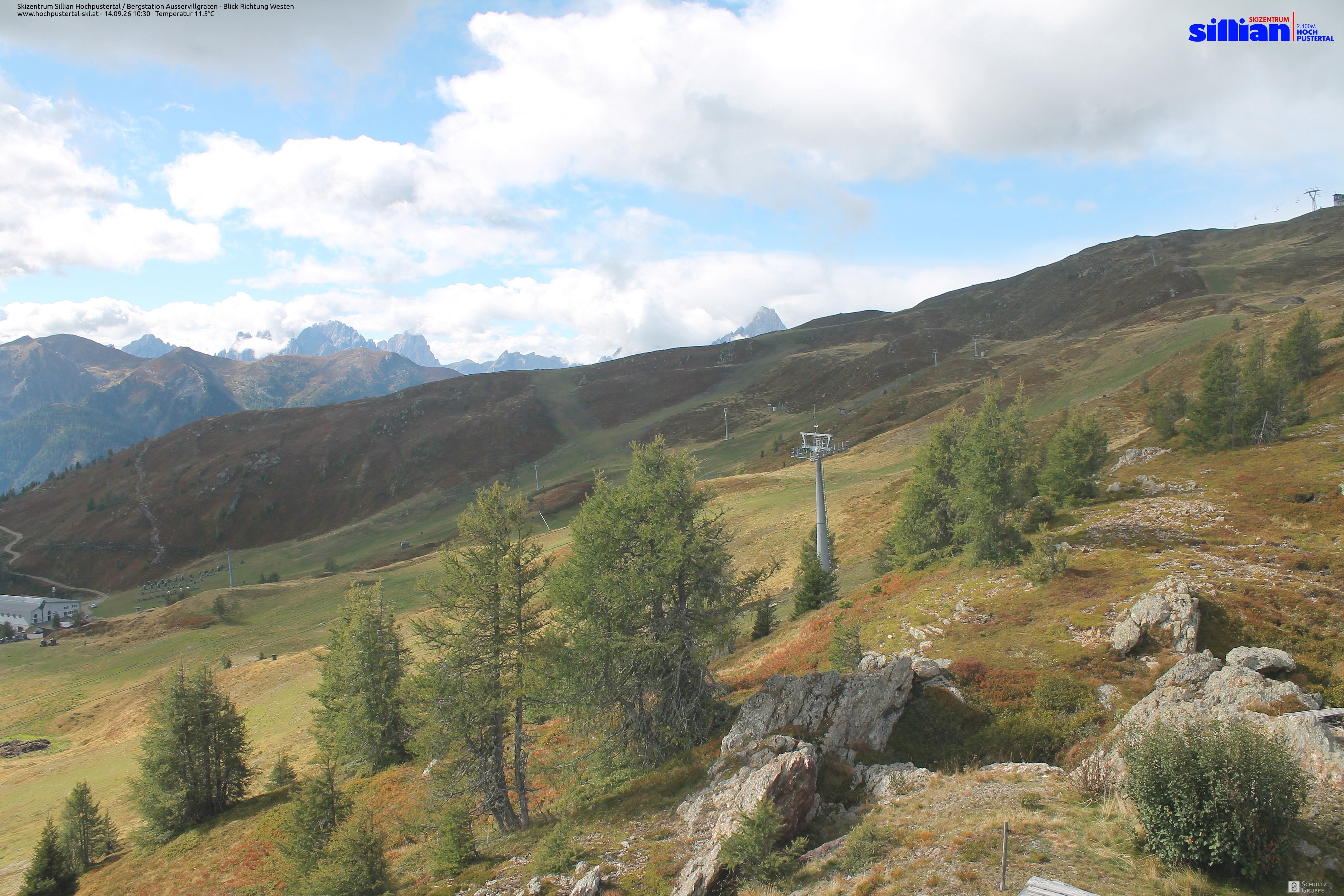 Archiv Foto Webcam Ausservillgraten im Thurntaler-Gebiet