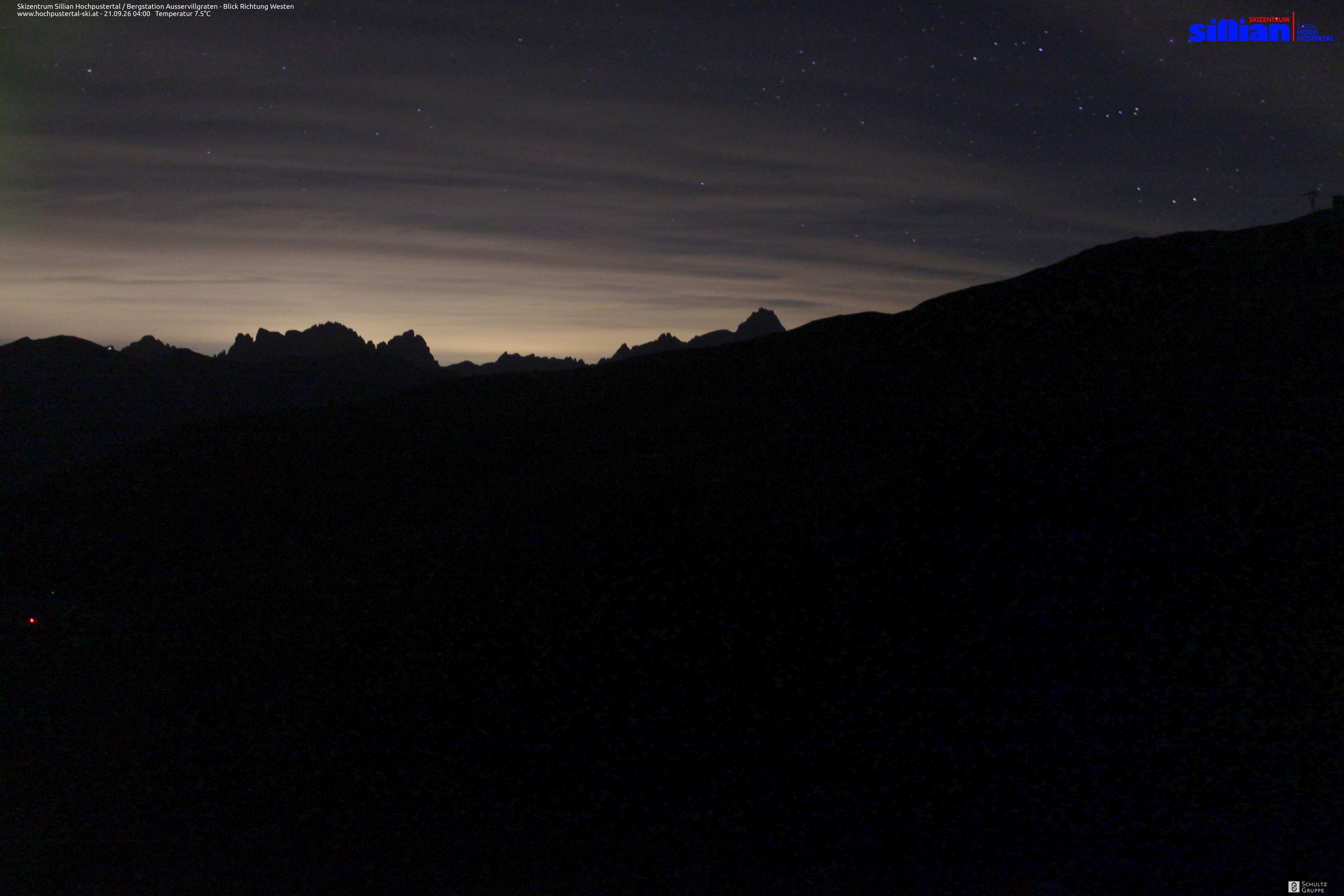 Archiv Foto Webcam Ausservillgraten im Thurntaler-Gebiet