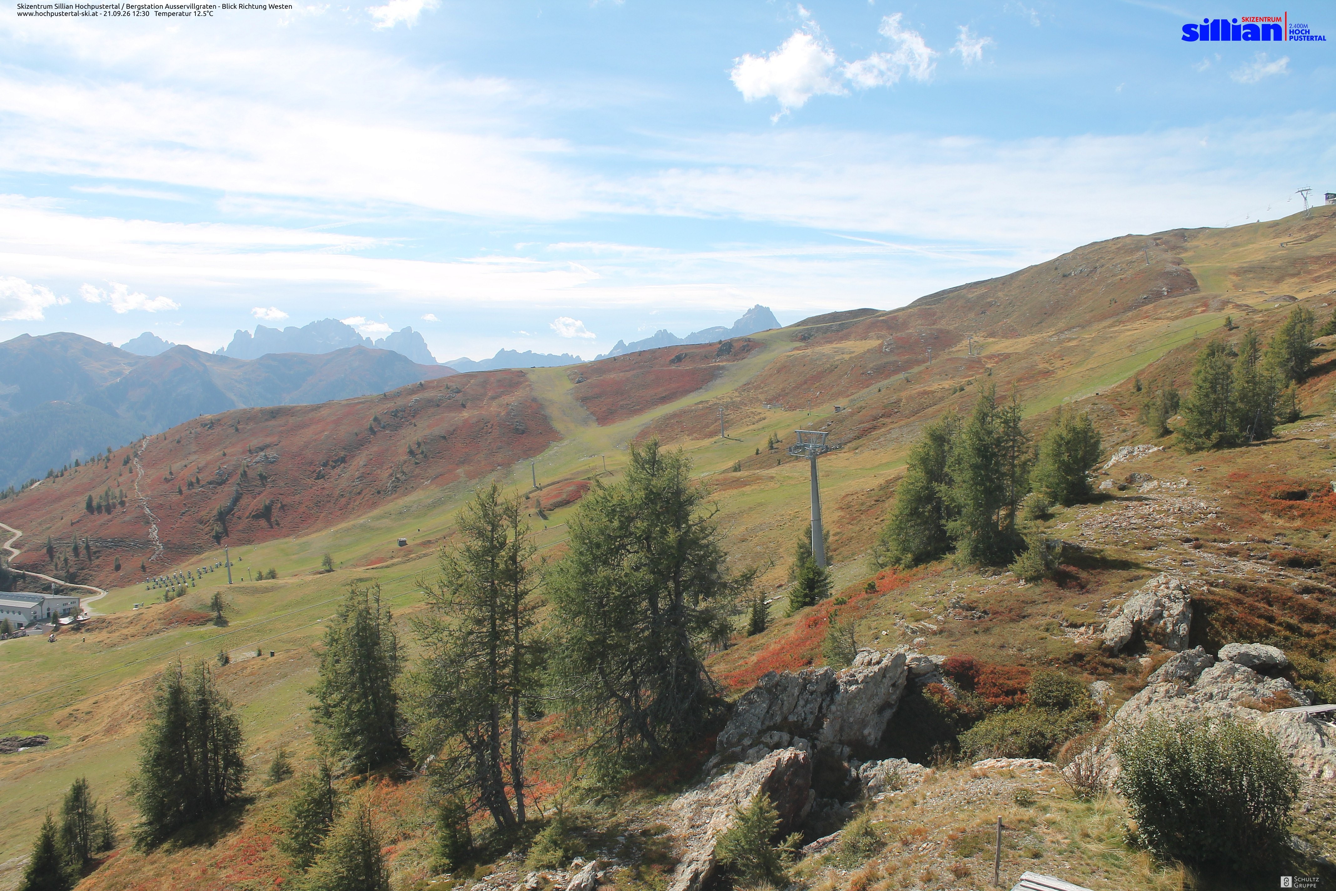 Archiv Foto Webcam Ausservillgraten im Thurntaler-Gebiet