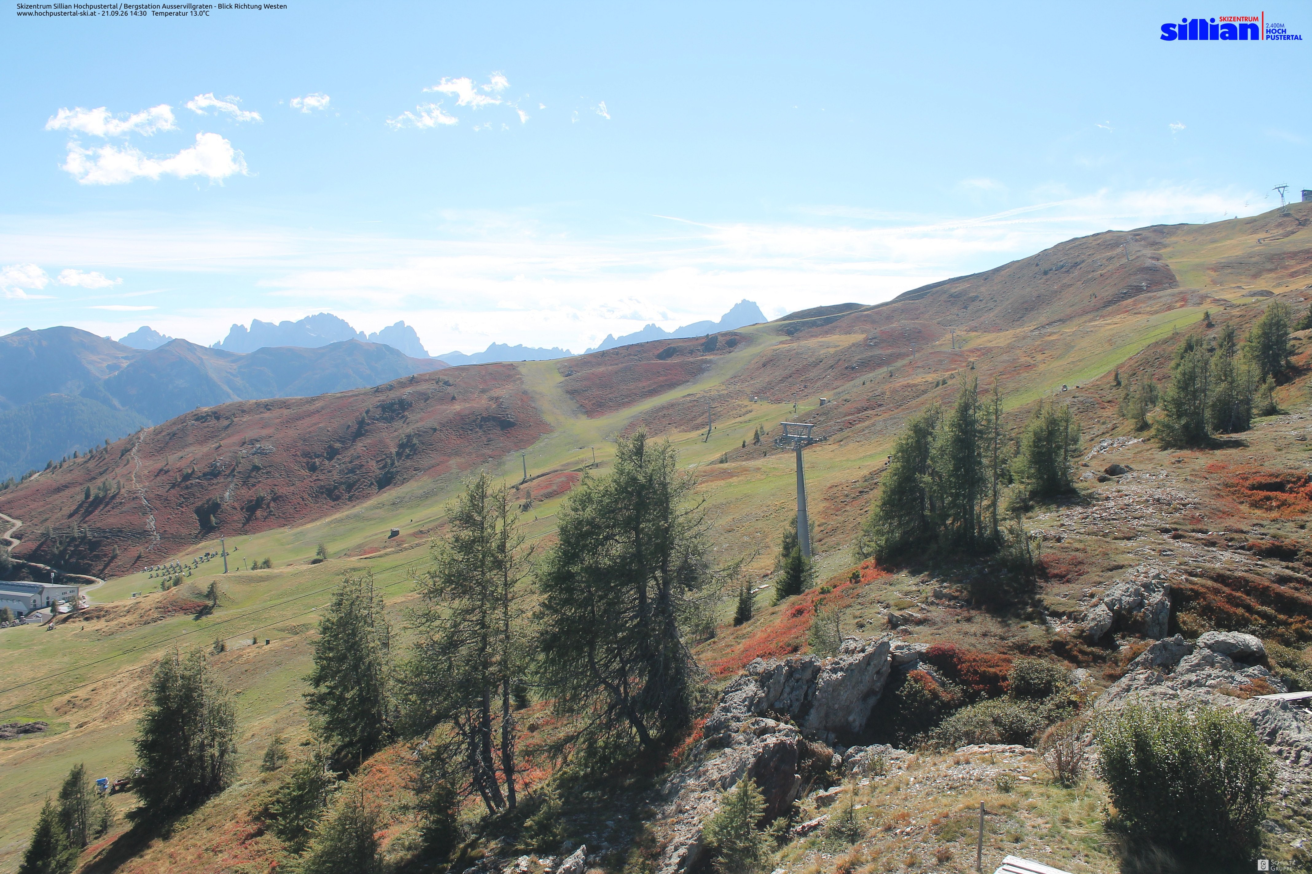 Archiv Foto Webcam Ausservillgraten im Thurntaler-Gebiet