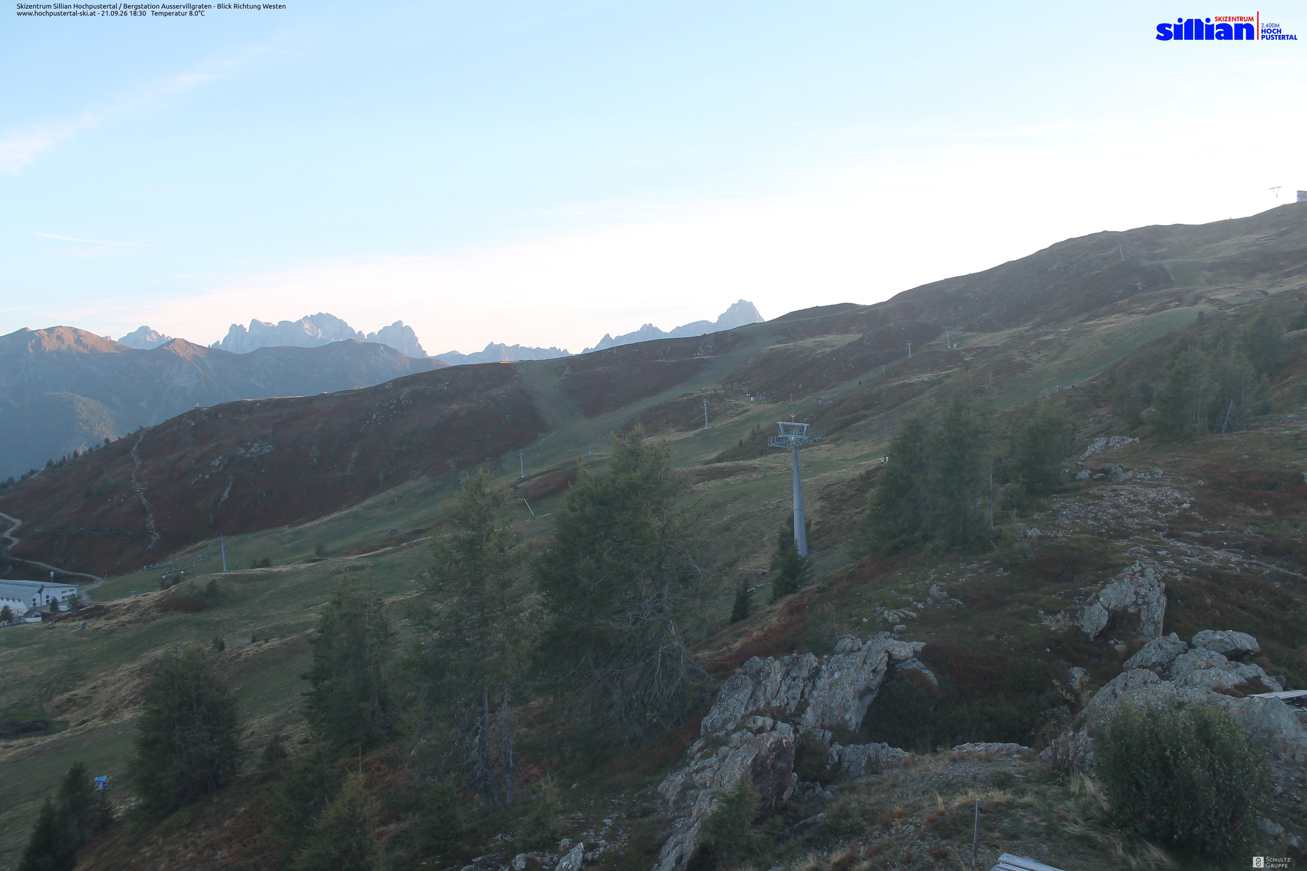 Archiv Foto Webcam Ausservillgraten im Thurntaler-Gebiet