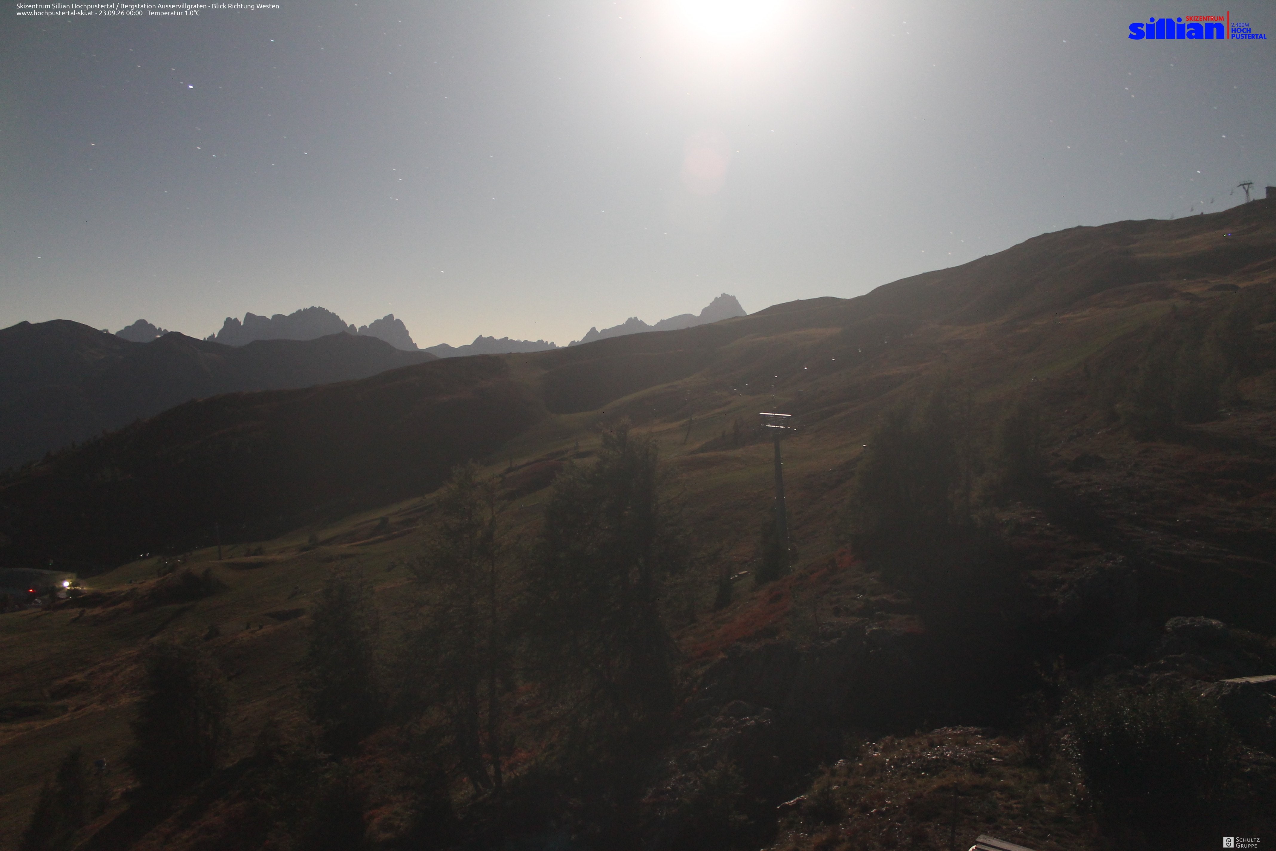 Archiv Foto Webcam Ausservillgraten im Thurntaler-Gebiet