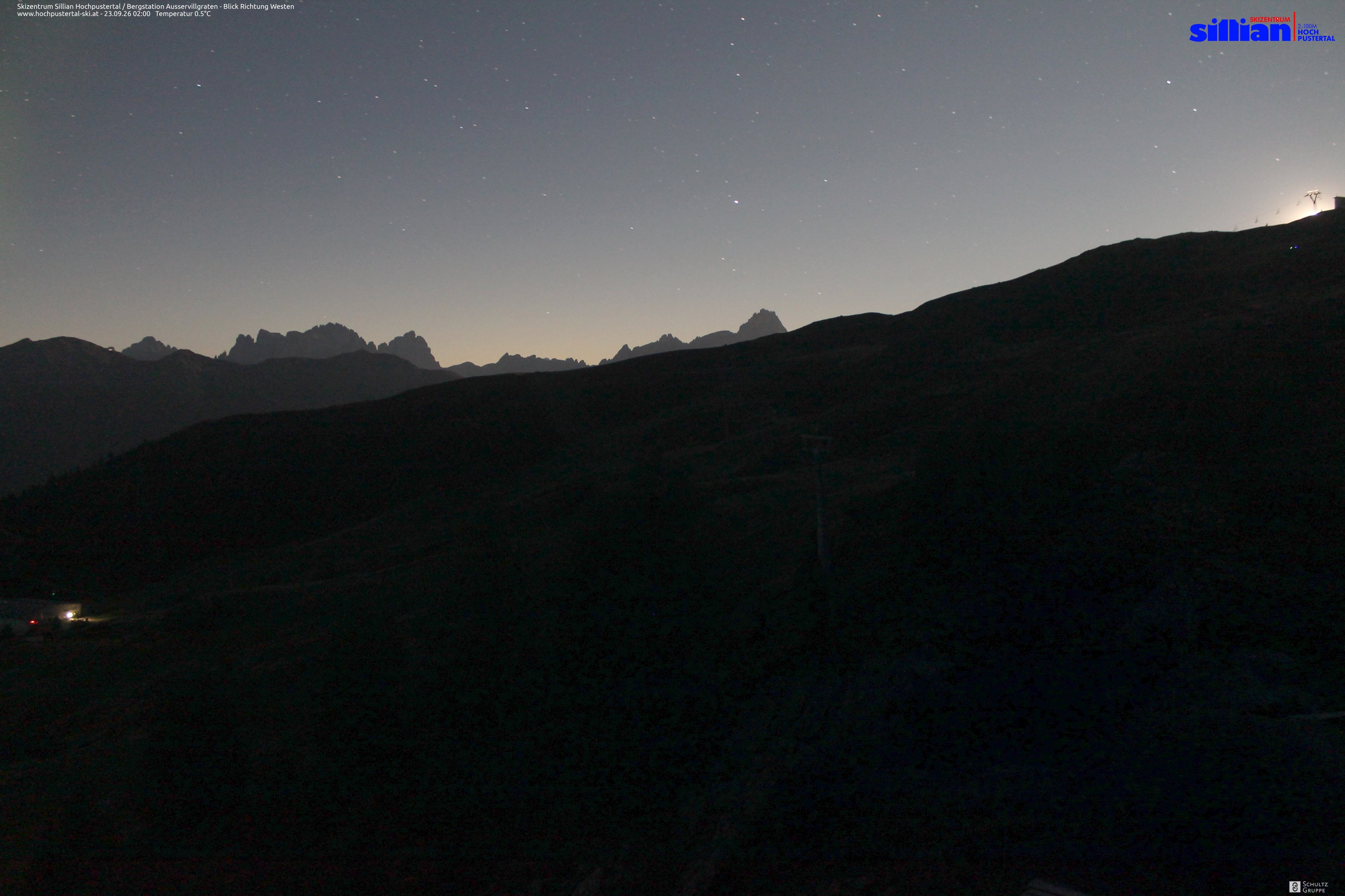 Archiv Foto Webcam Ausservillgraten im Thurntaler-Gebiet