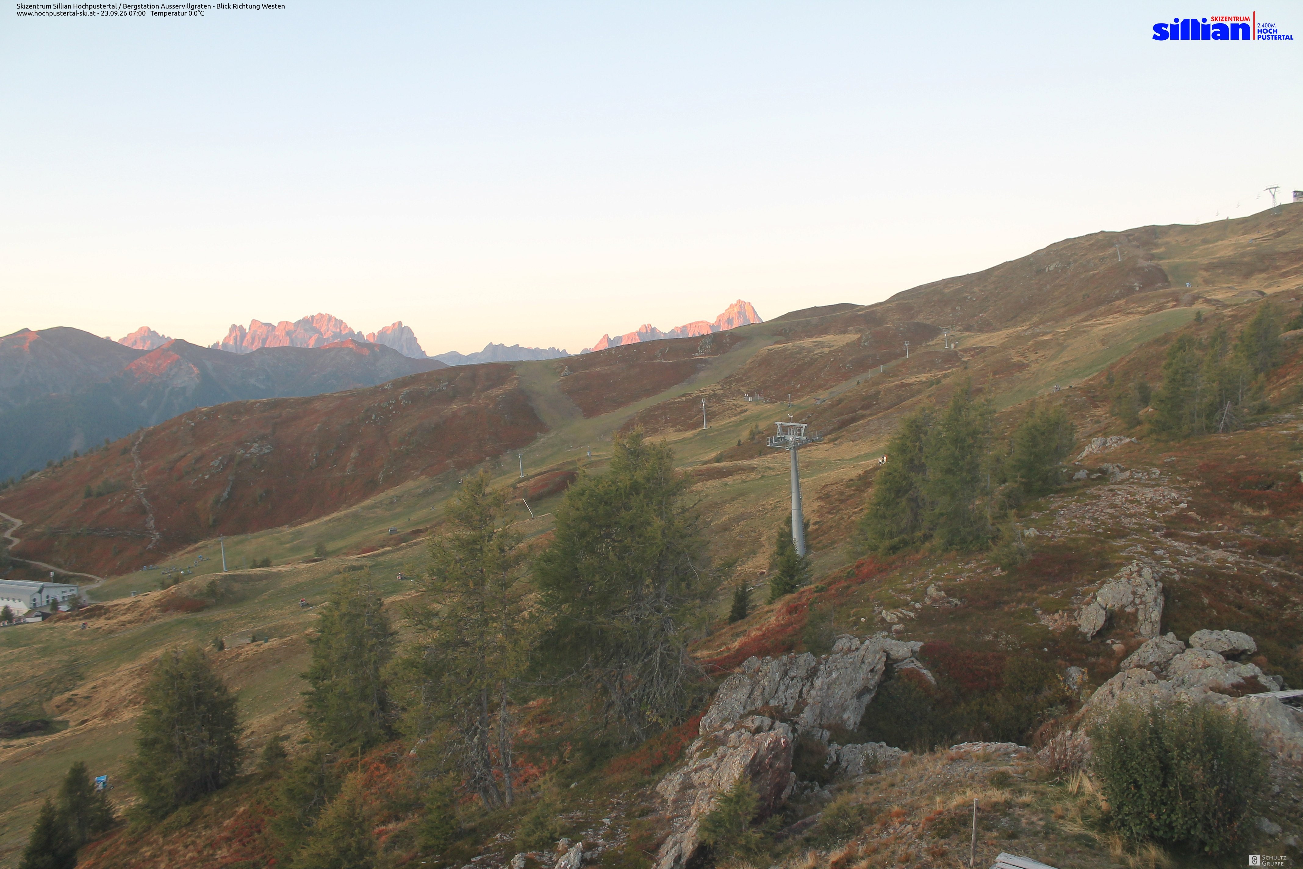 Archiv Foto Webcam Ausservillgraten im Thurntaler-Gebiet