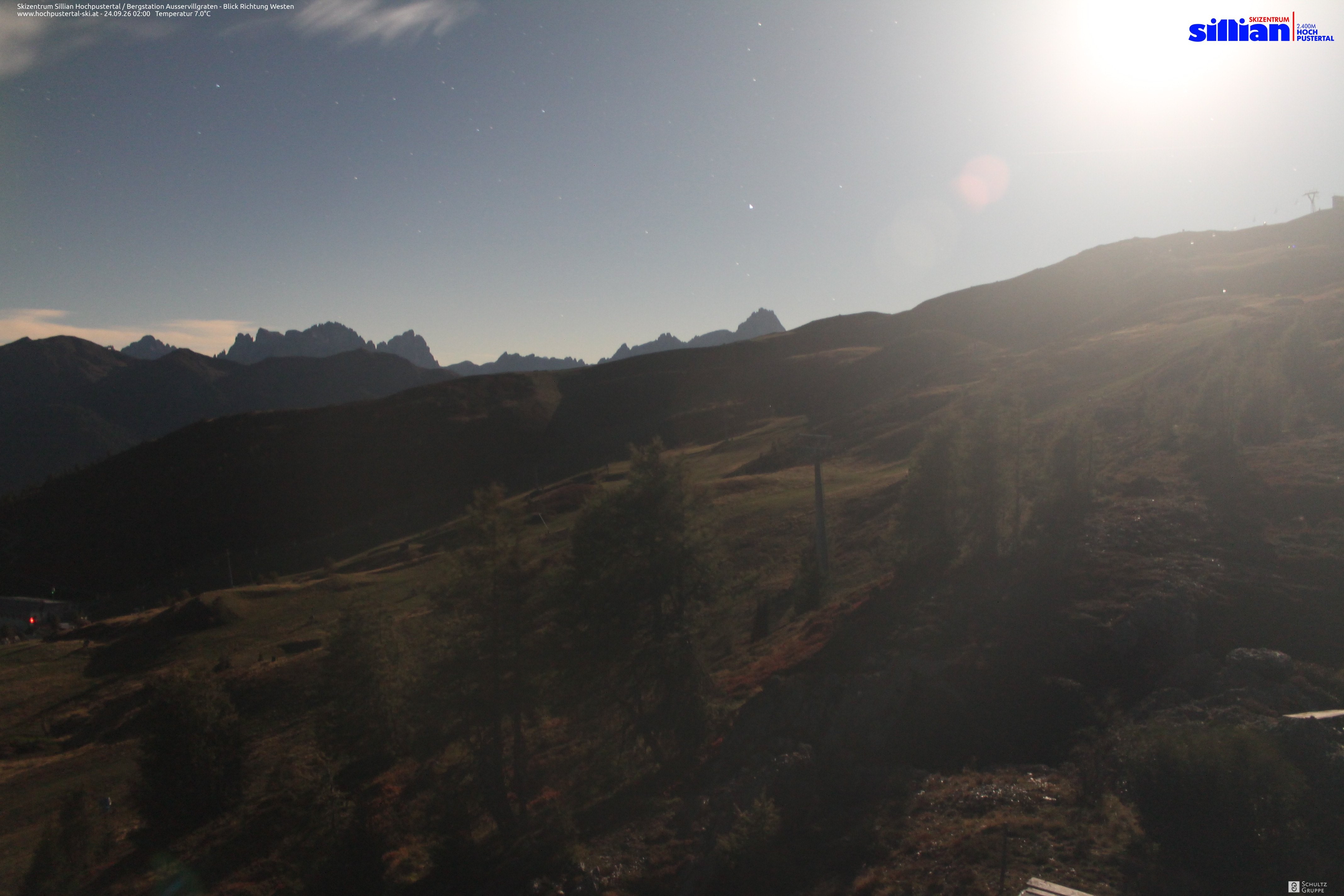 Archiv Foto Webcam Ausservillgraten im Thurntaler-Gebiet