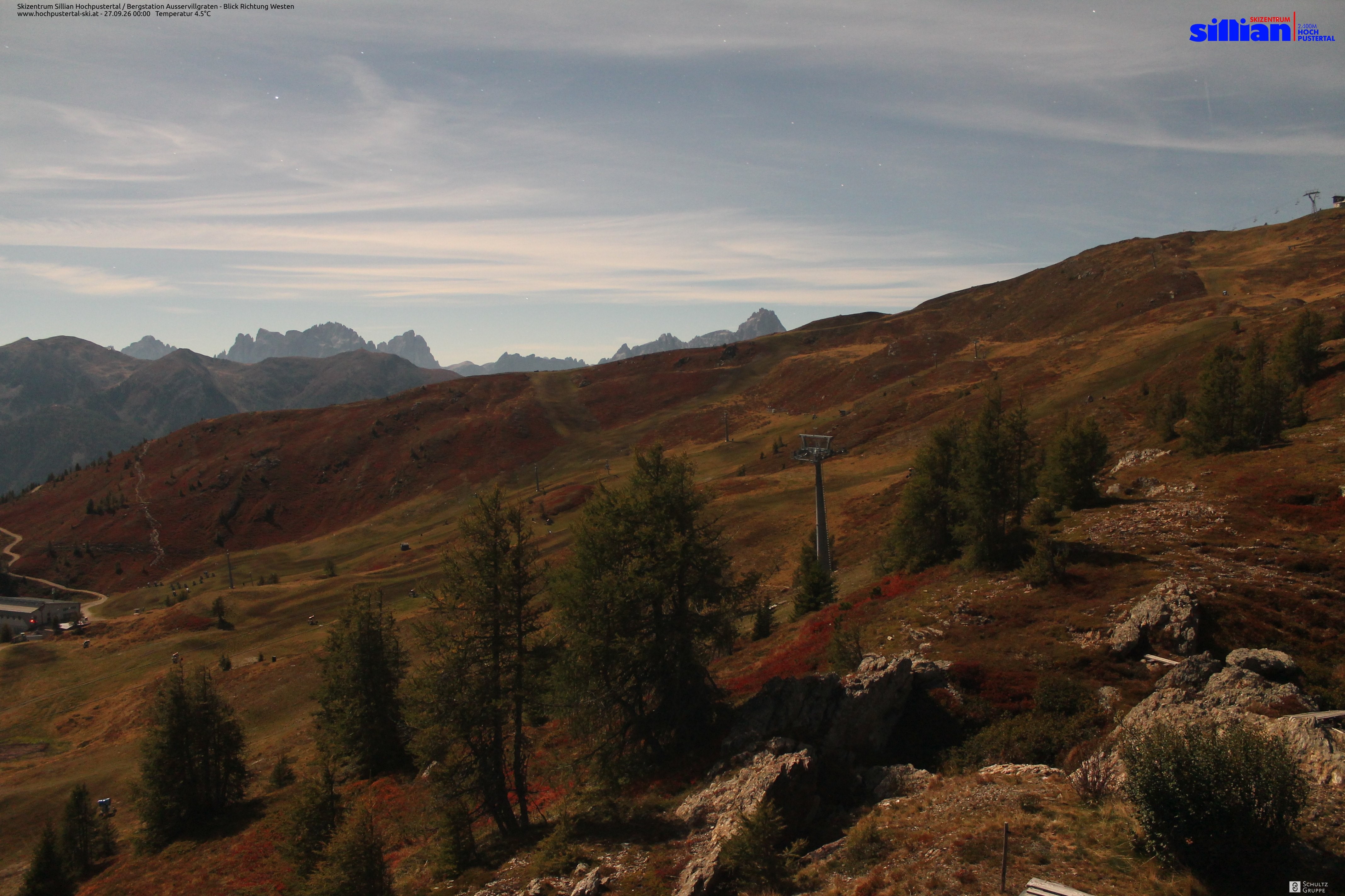 Archiv Foto Webcam Ausservillgraten im Thurntaler-Gebiet