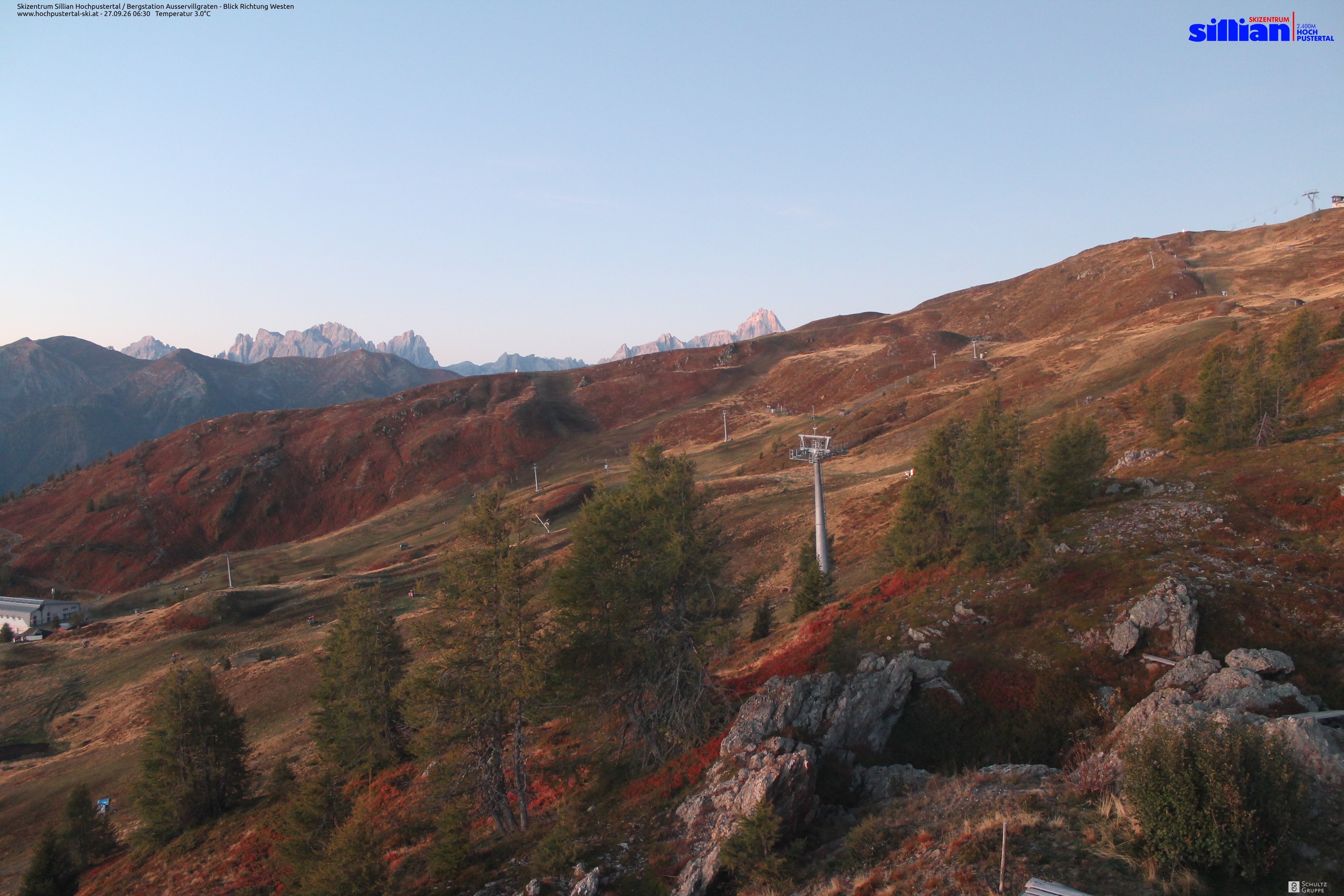Archiv Foto Webcam Ausservillgraten im Thurntaler-Gebiet