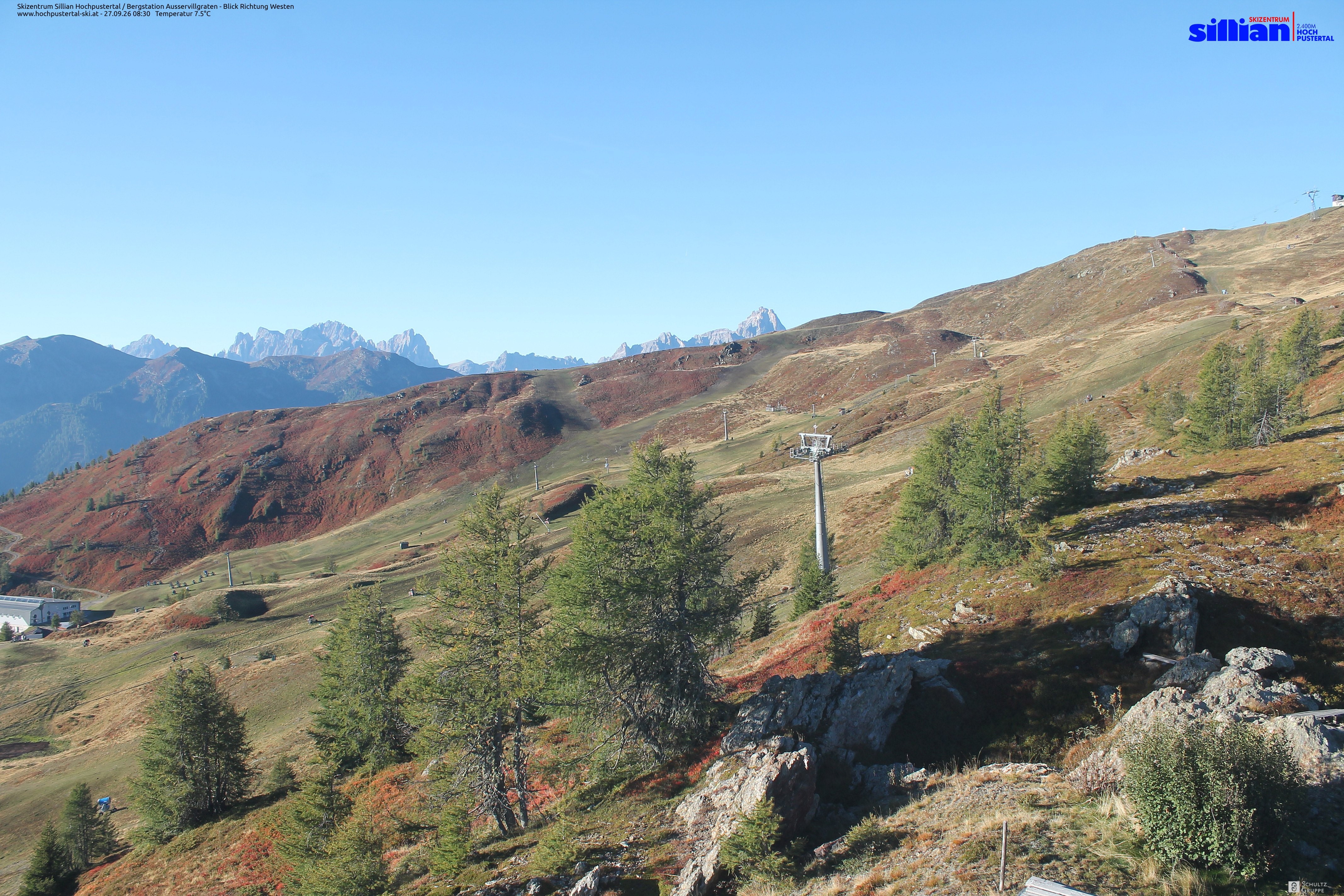 Archiv Foto Webcam Ausservillgraten im Thurntaler-Gebiet